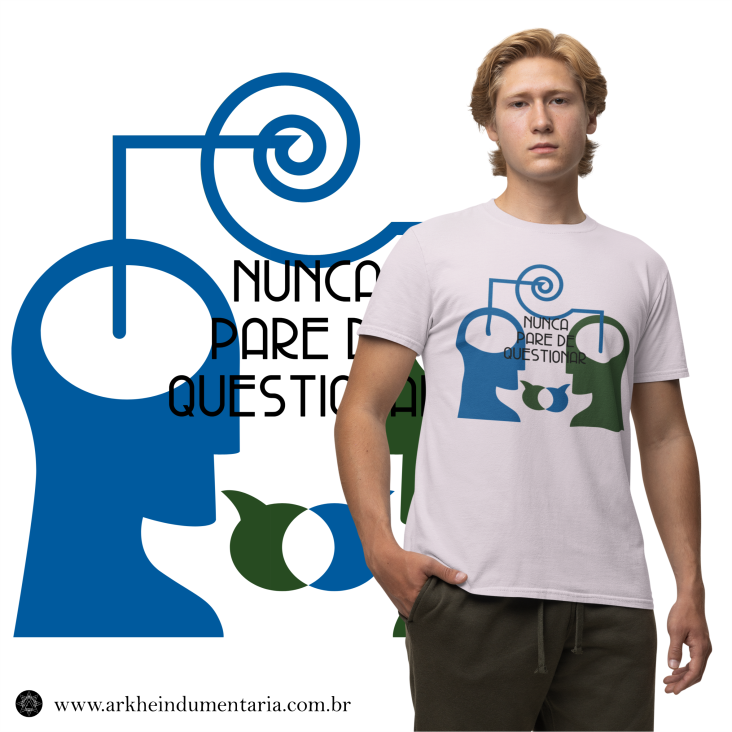 Nome do produto: Nunca Pare De Questionar [UNISEX]