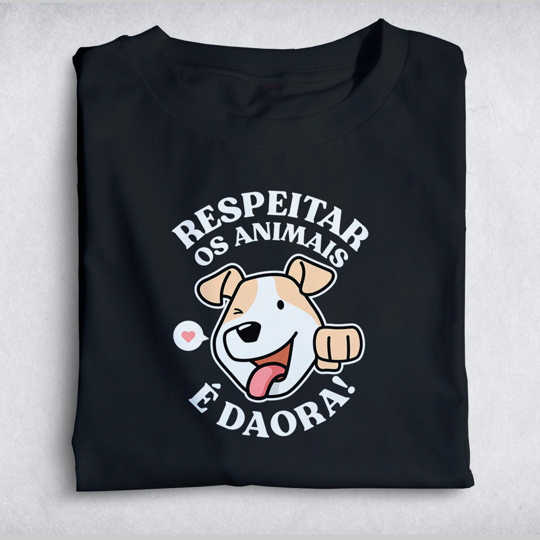 Nome do produto: Respeitar os animais (Cão)