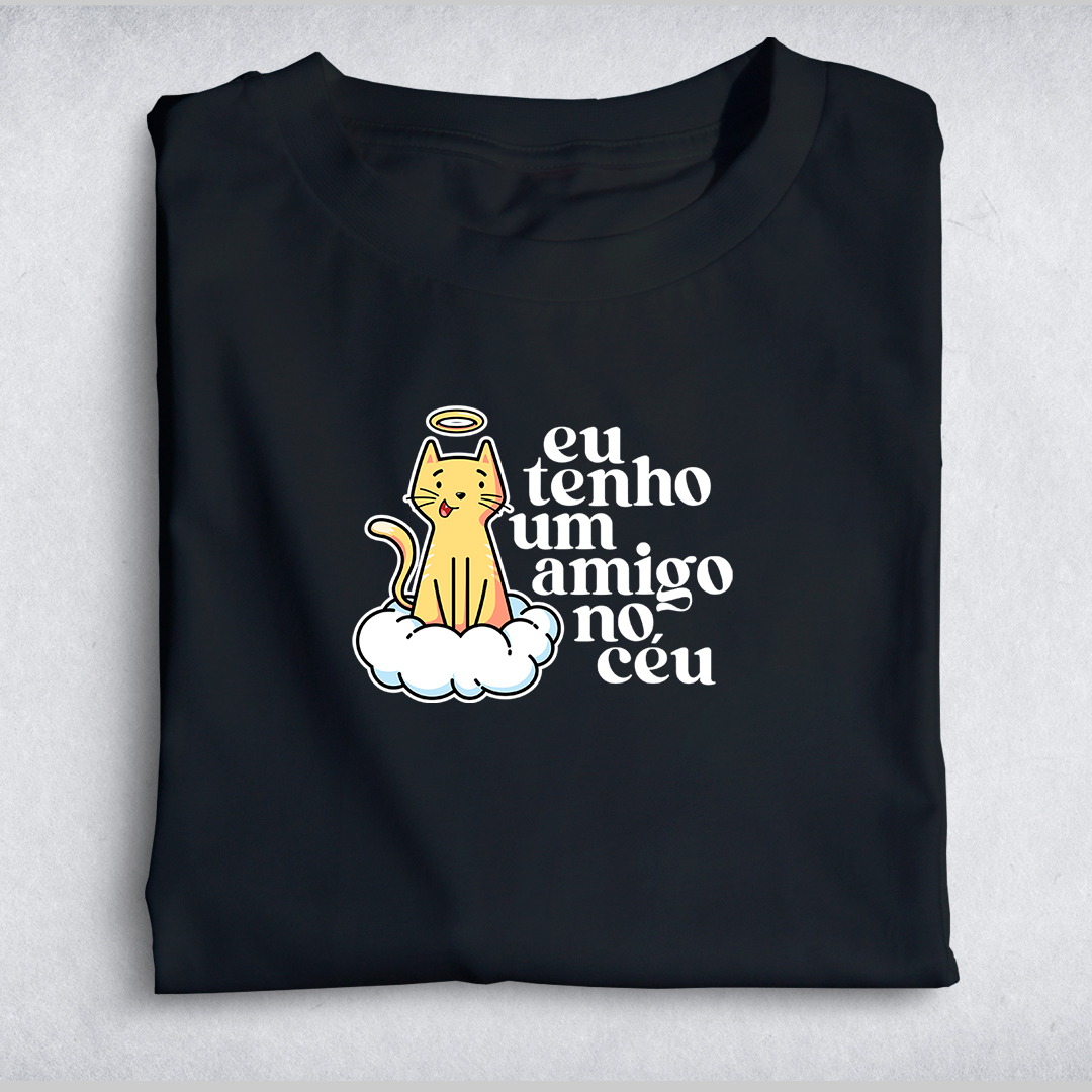 Nome do produto: Eu tenho um amigo no céu (Gato)