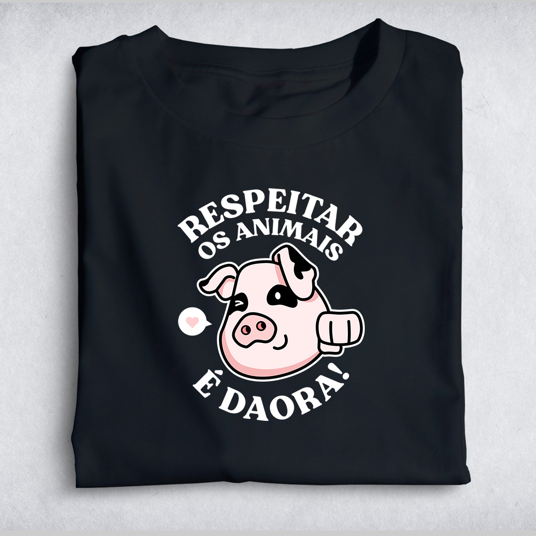 Nome do produto: Respeitar os animais (Porco)