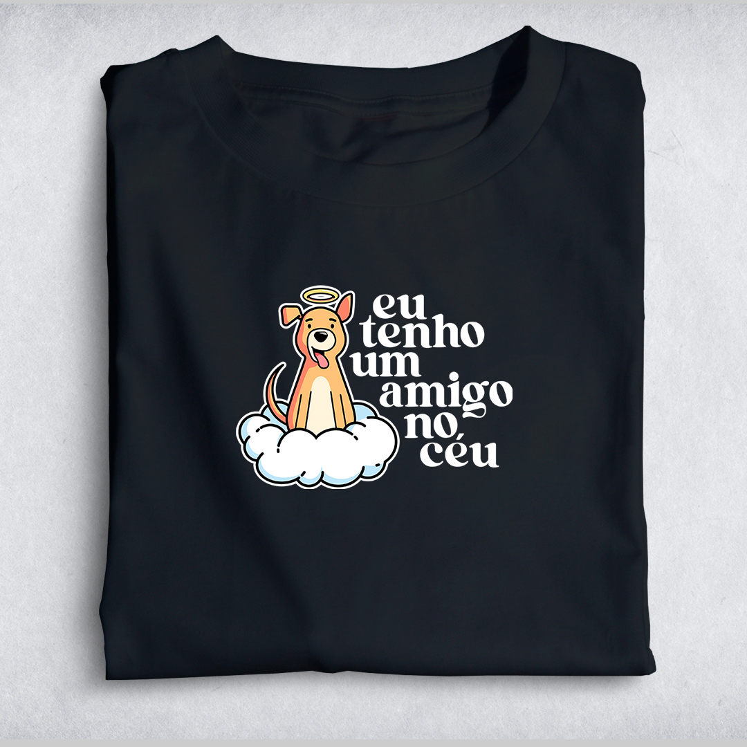 Nome do produto: Eu tenho um amigo no céu (Cão)