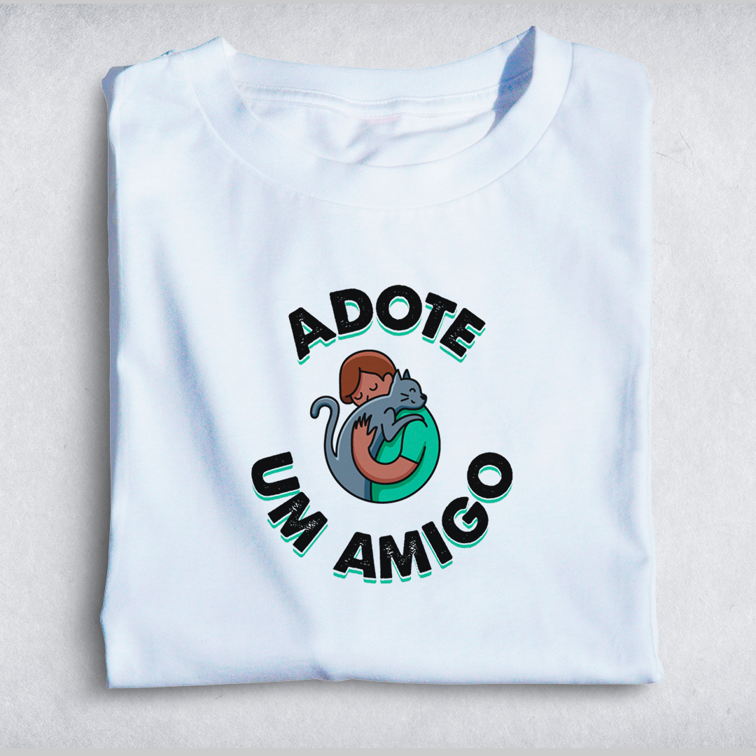 Nome do produto: Adote o um amigo (Gato) - Branca