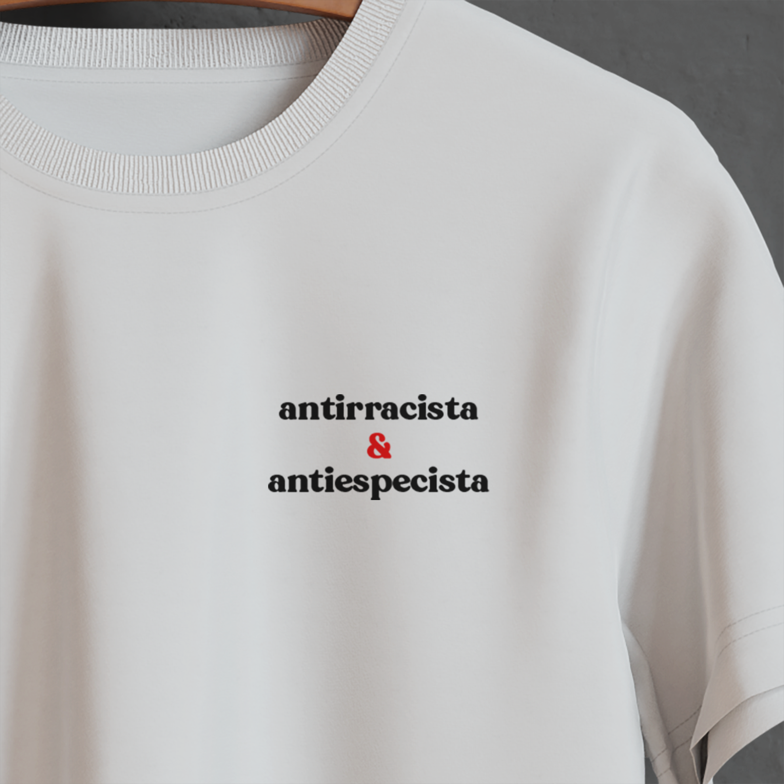 Nome do produto: Antirracista & Antiespecista (Minimal) - Branca