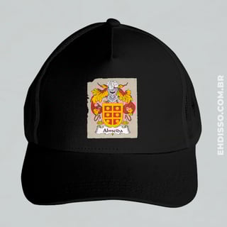Brasão Família Almeida | Boné Personalizado Sobrenomes