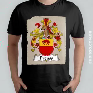 Brasão Família Preuss Origem Sobrenome Heráldica 