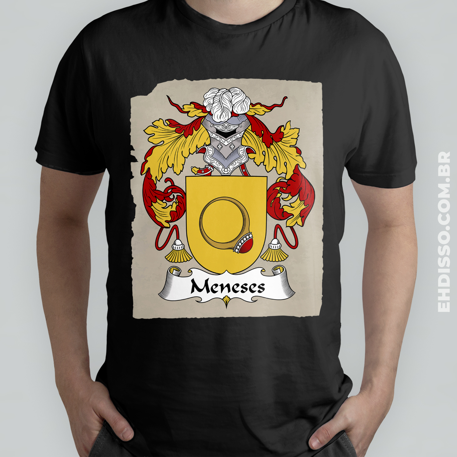  Brasão Família Meneses Origem Historia Camiseta Sobrenome