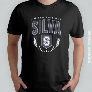 Família Sobrenome Silva Limited Edition Camiseta Original