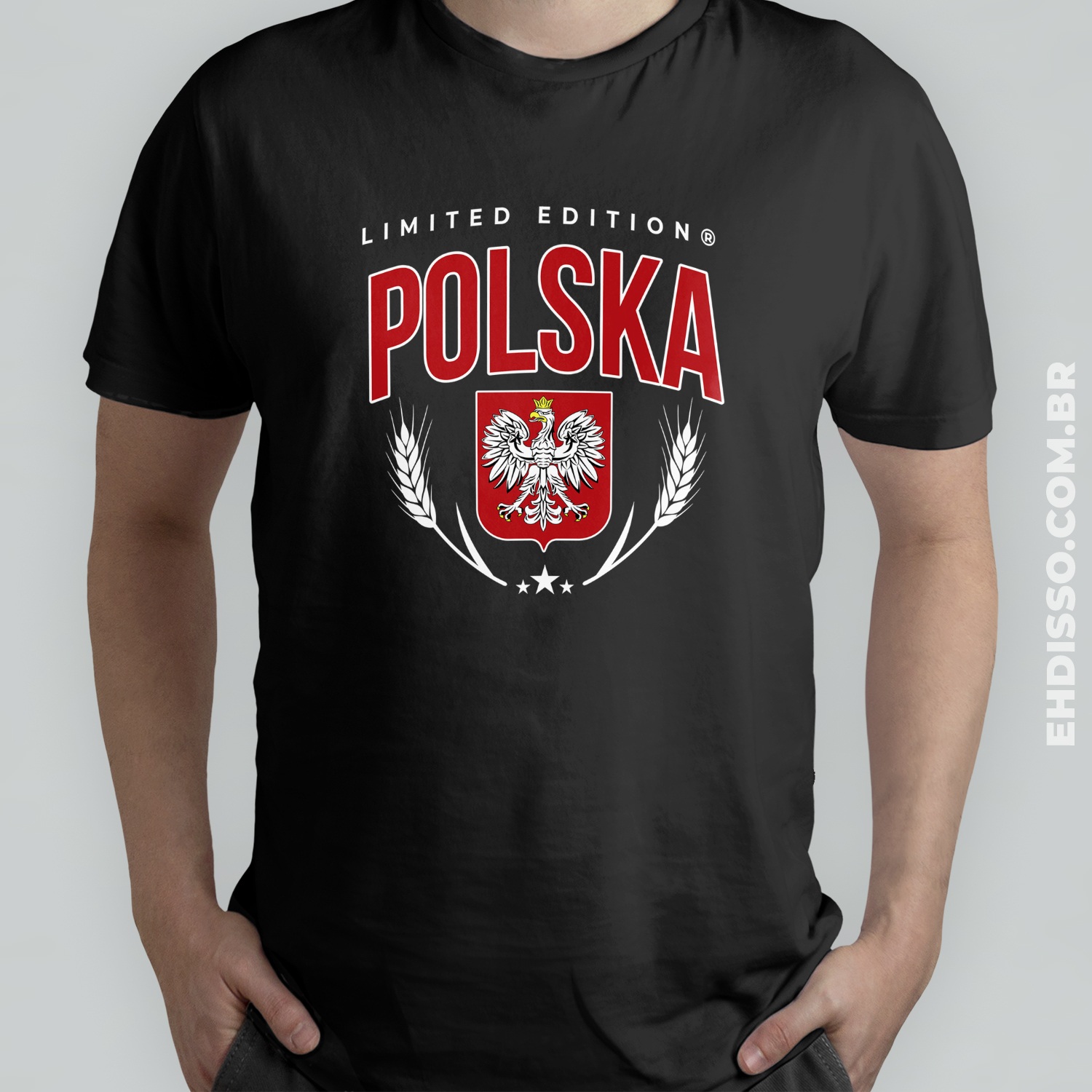Brasão Polônia Polska Camiseta Águia Limited Edition 