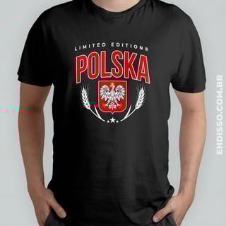 Brasão Polônia Polska Camiseta Águia Limited Edition 
