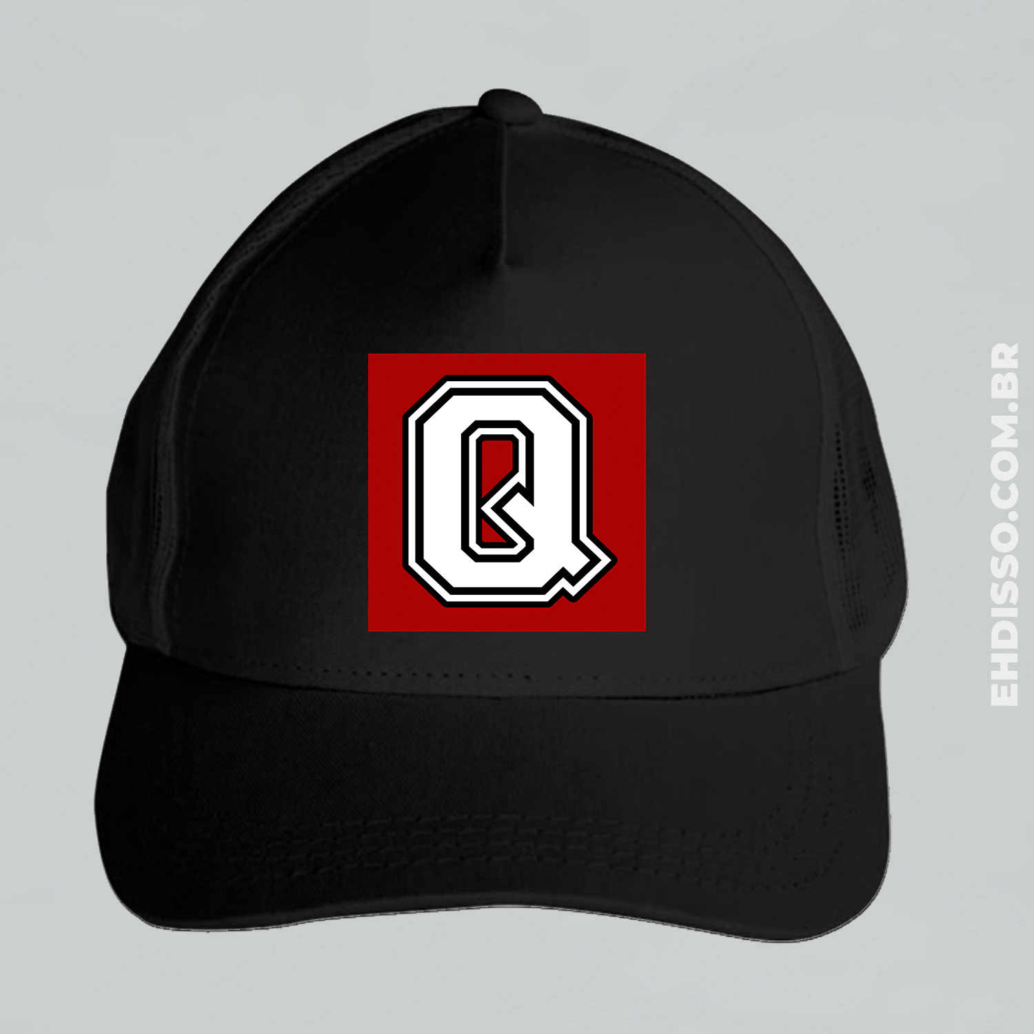 Boné Letra Q Inicial Nome Alfabeto | Boné com Letra