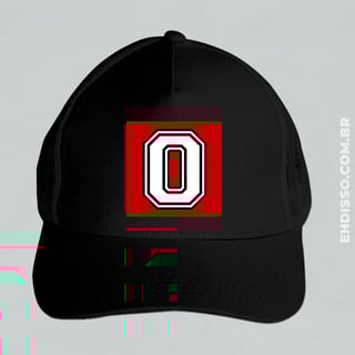 Boné Letra O Inicial Nome Alfabeto | Boné com Letra