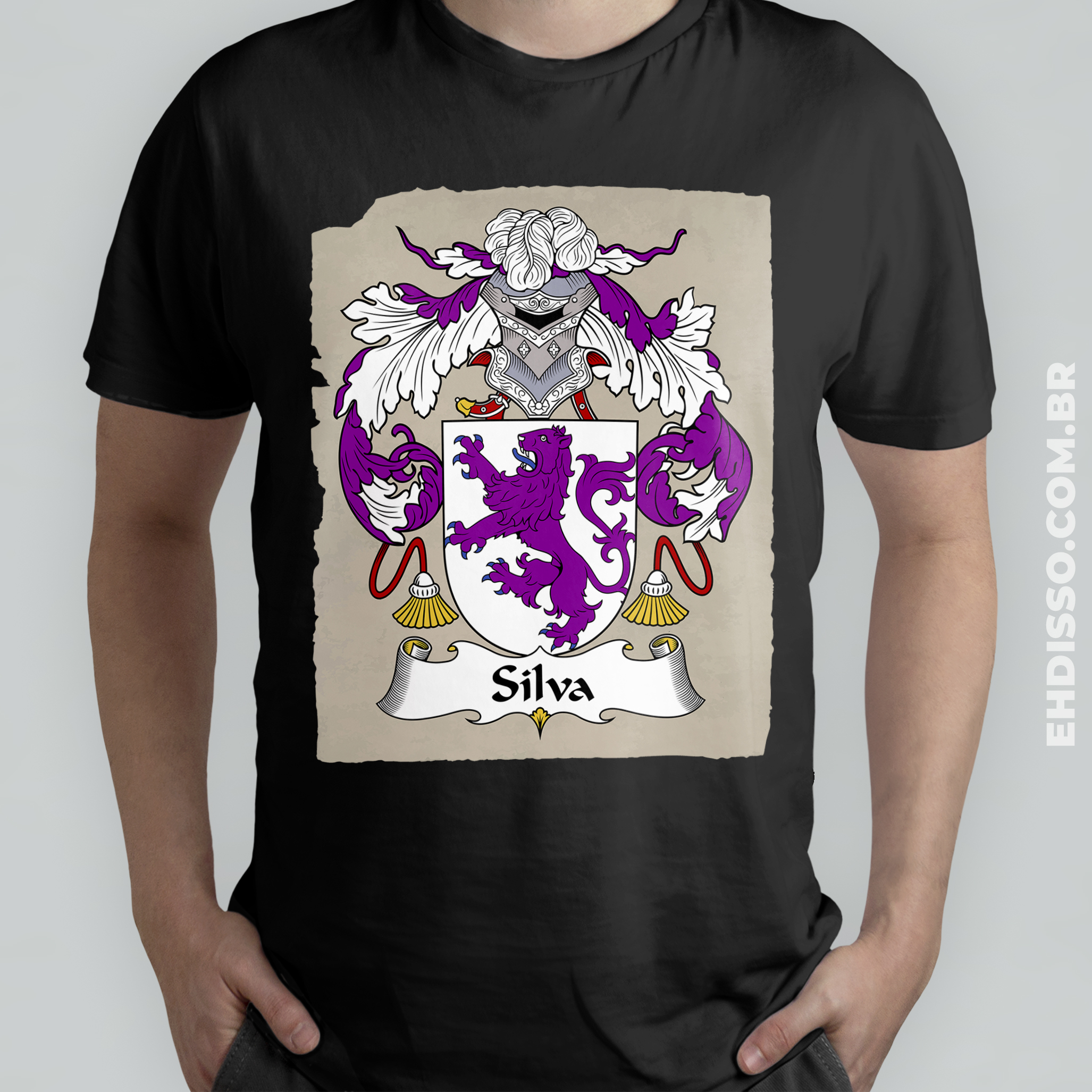  Brasão Família Silva Origem Historia Camiseta Sobrenome