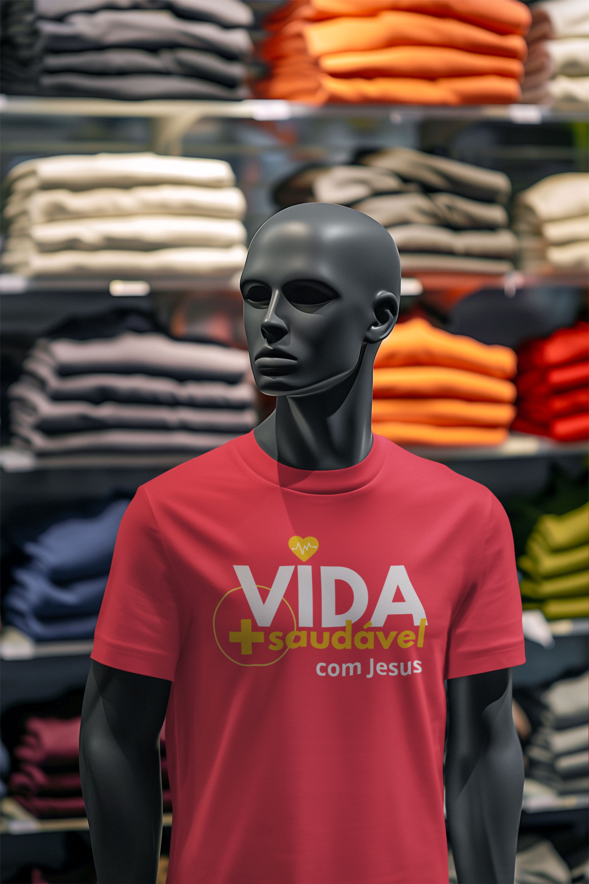 CAMISETA VIDA + SAUDÁVEL