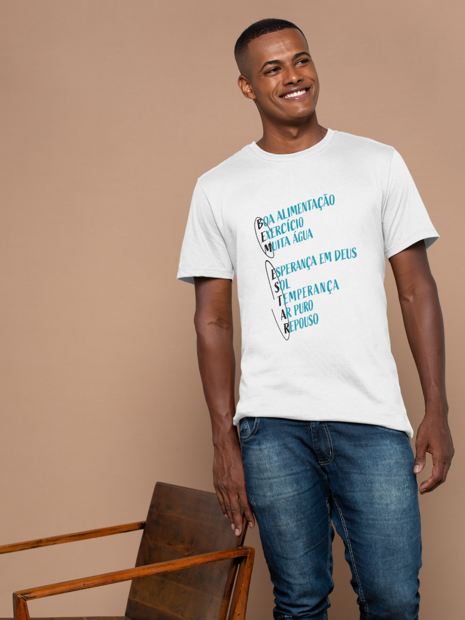 CAMISETA BEM ESTAR CORES CLARAS