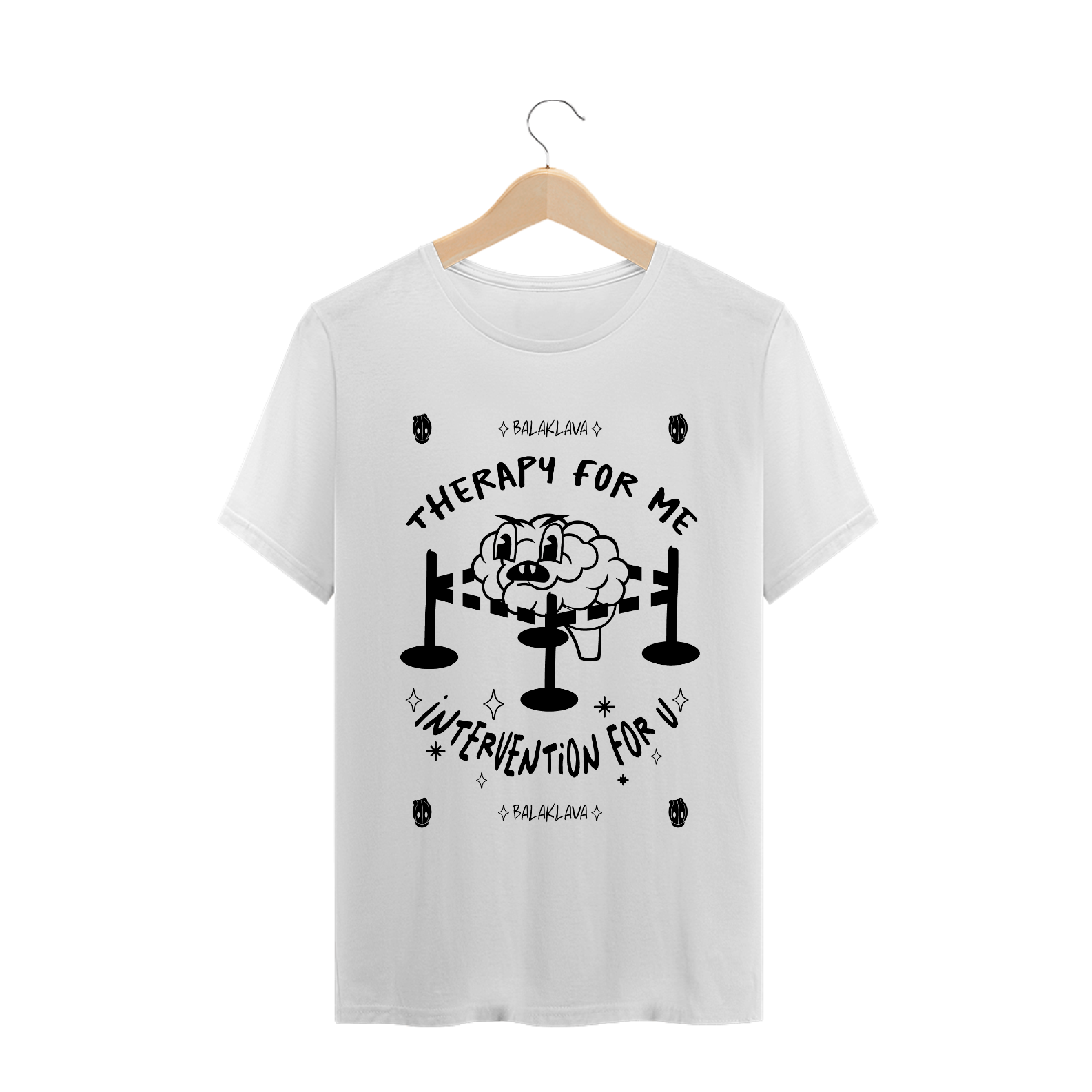 Nome do produto: T-shirt Prime - Therapy for me, Intervention for U