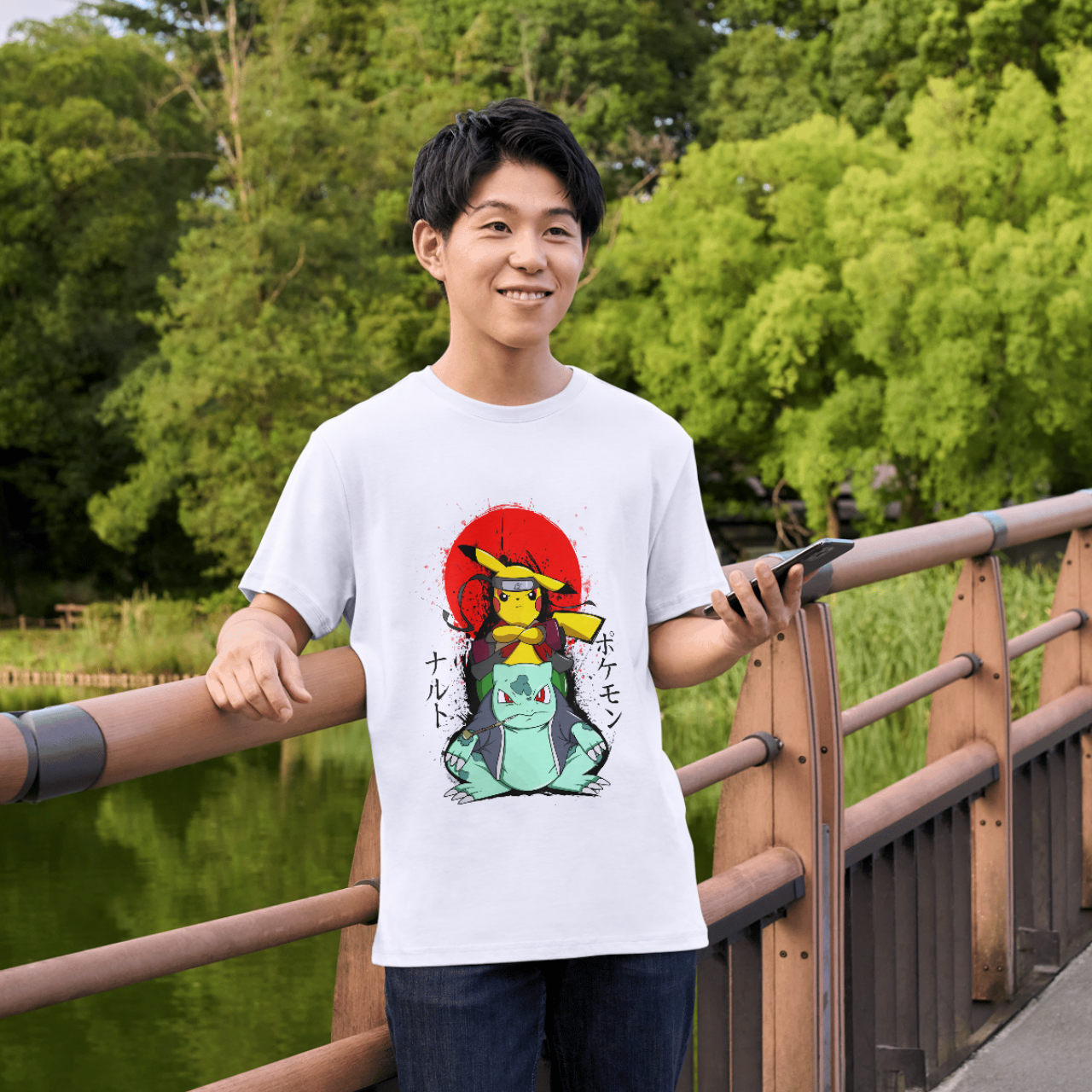 Nome do produto: T-shirt Premium Unissex Ninja Pokémon