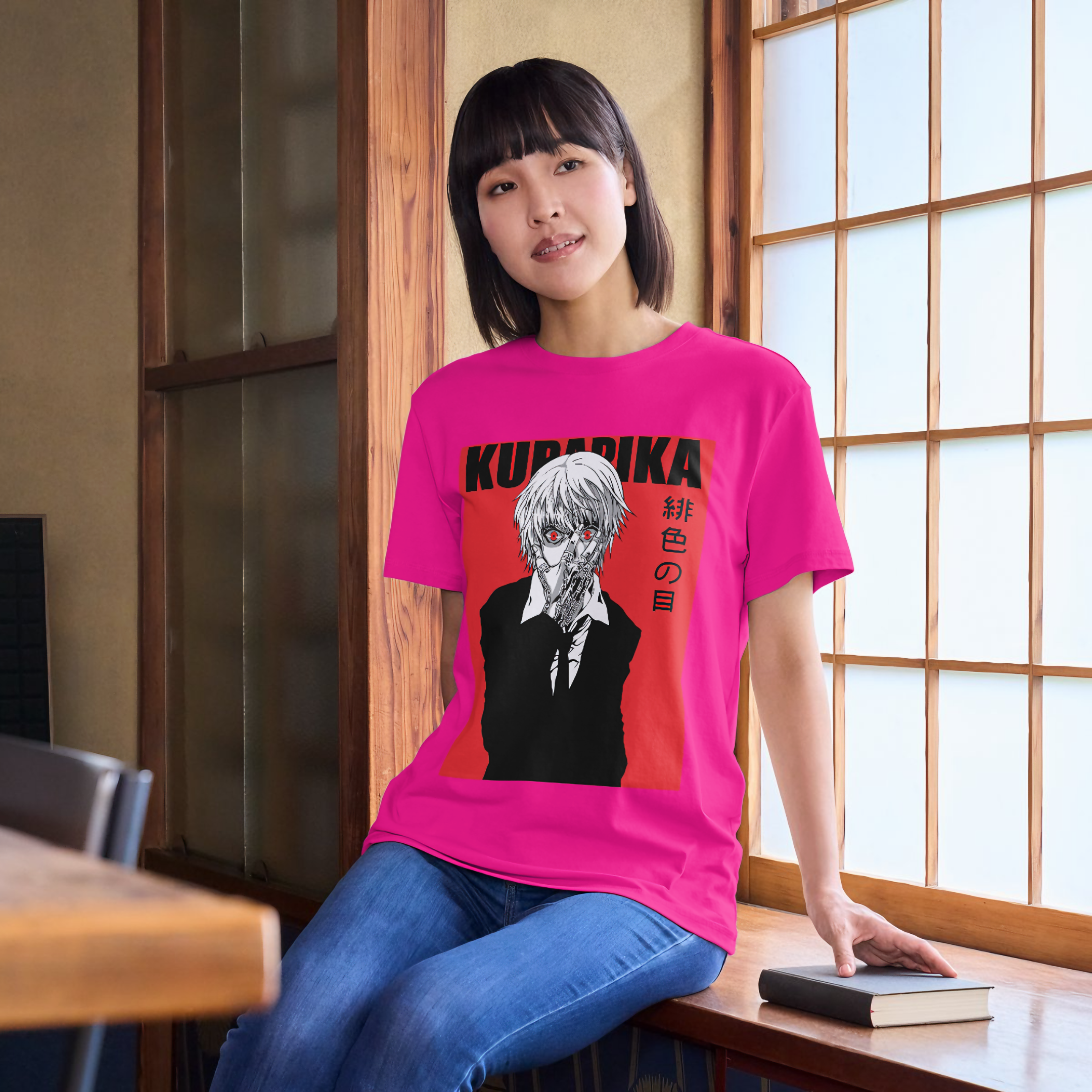 Nome do produto: T-shirt Feminino HXH Kurapika