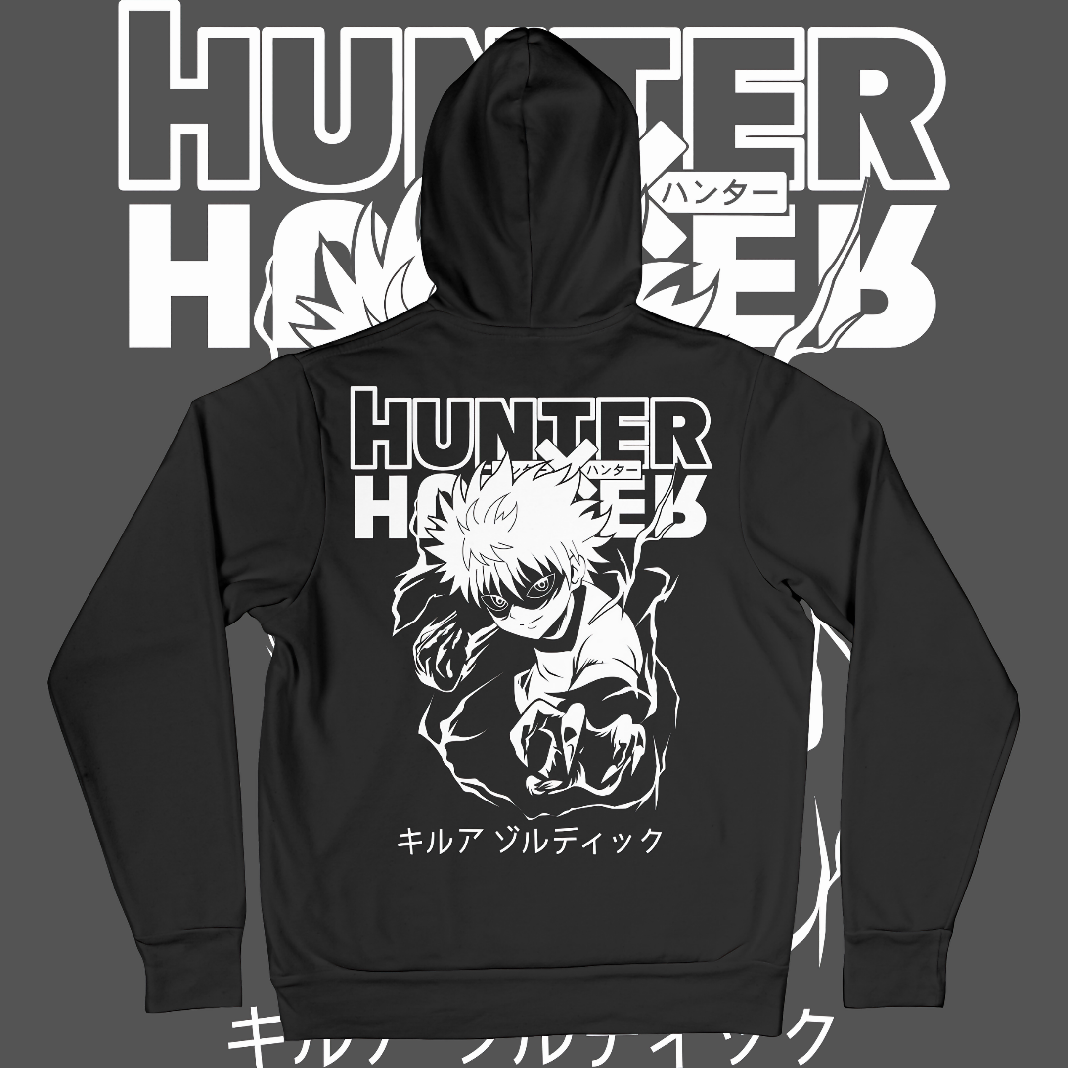 Nome do produto: Moletom Zíper HXH Killua Zoldyck