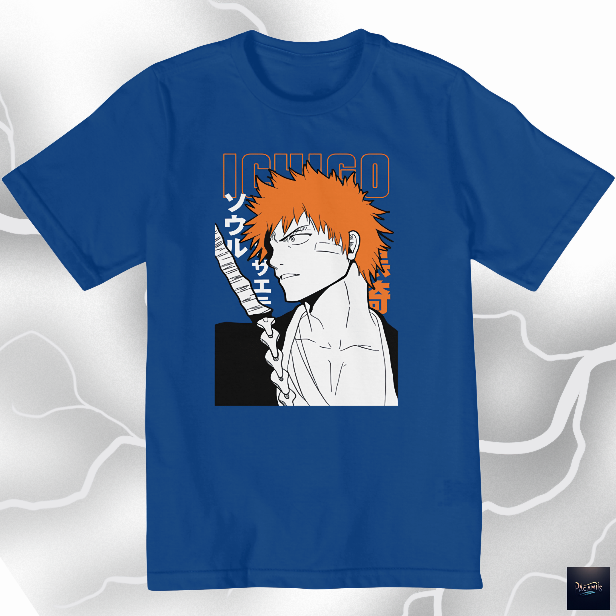 Nome do produto: T-shirt Infantil Bleach Ichigo