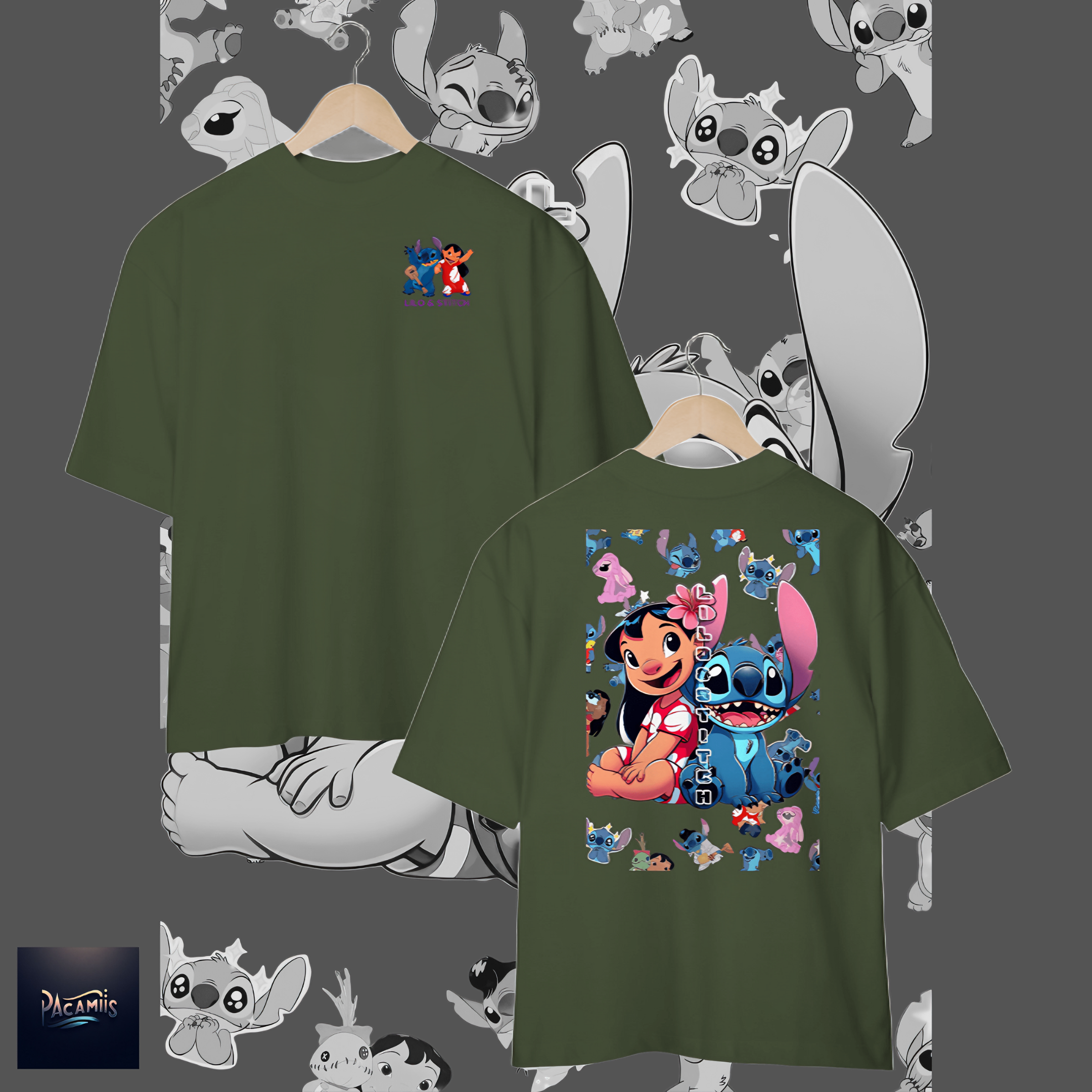 Nome do produto: Oversized Premium Lilo e Stitch