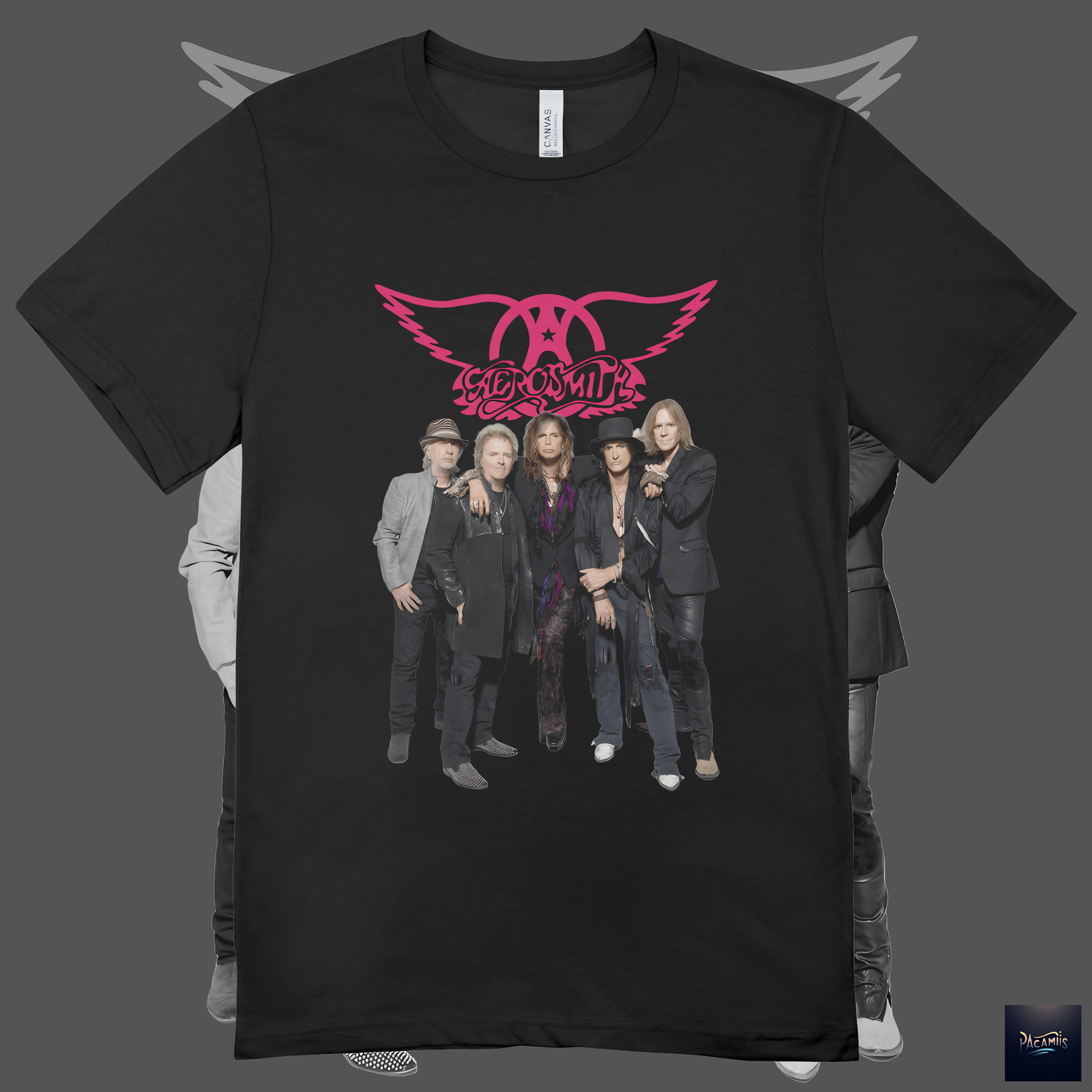 Nome do produto: T-shirt Unissex Aerosmith band