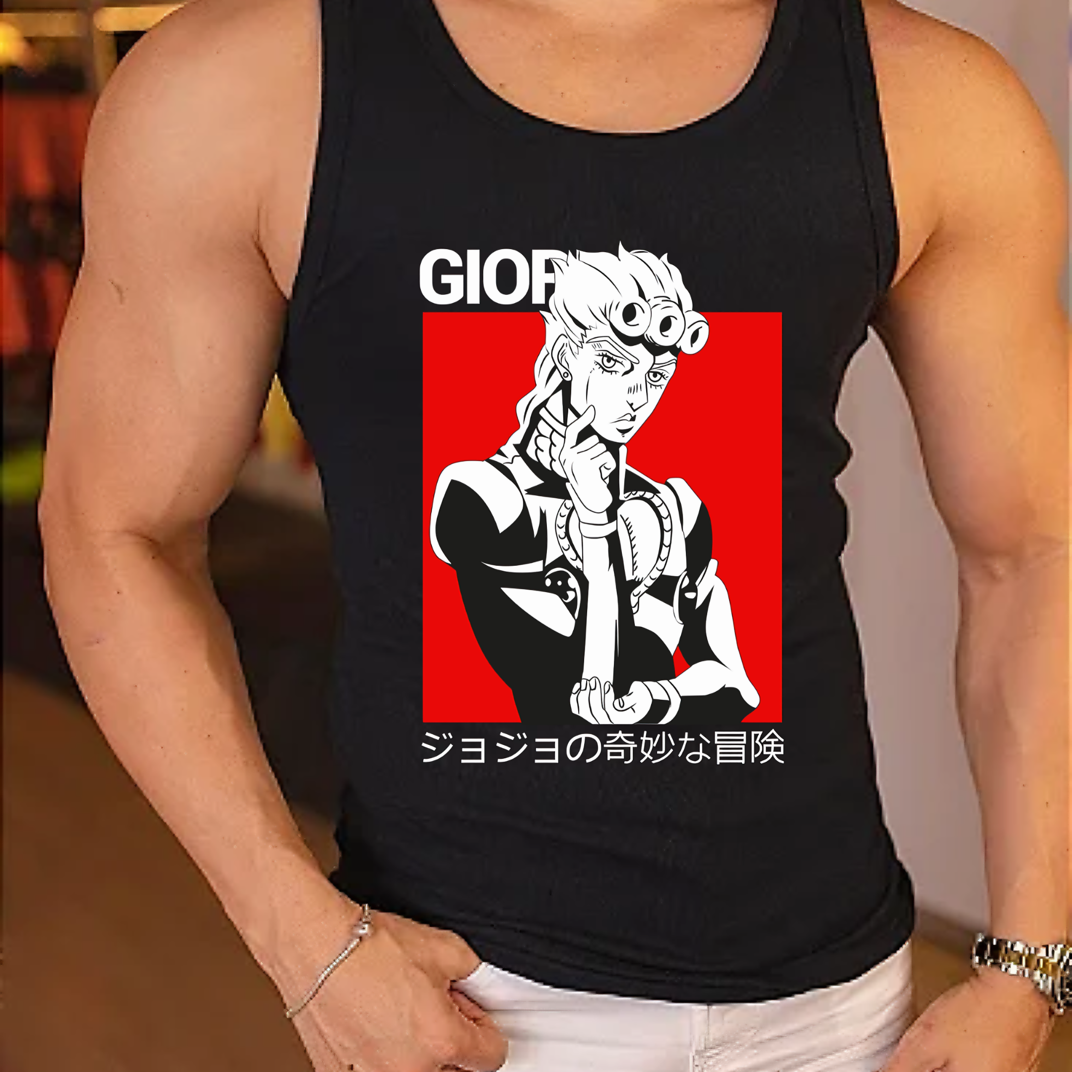 Nome do produto: Gym JoJo’s Bizarre Adventure Giorno Giovanna