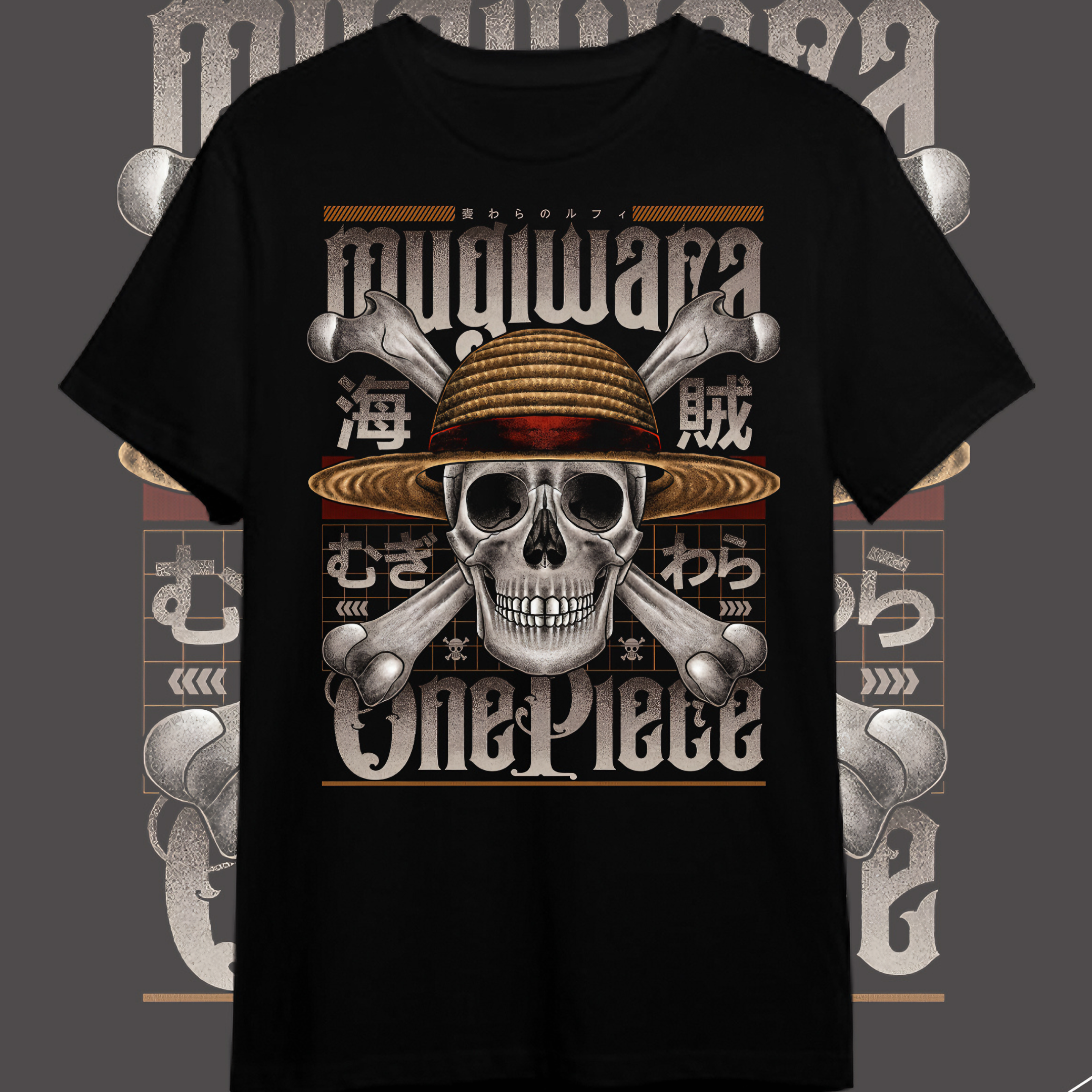 Nome do produto: T-shirt Premium One Piece Mugiwara