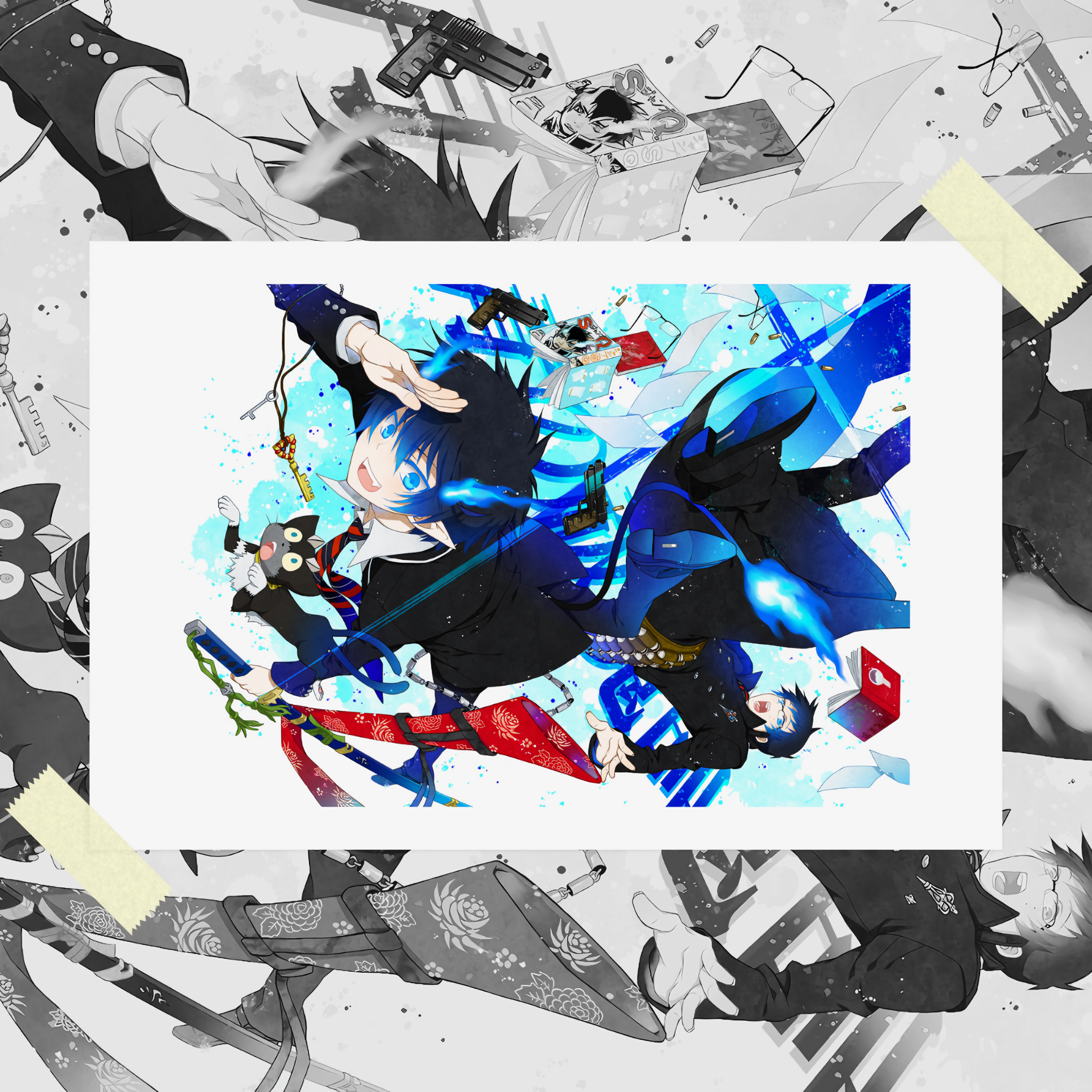 Nome do produto: Poster Blue Exorcist V