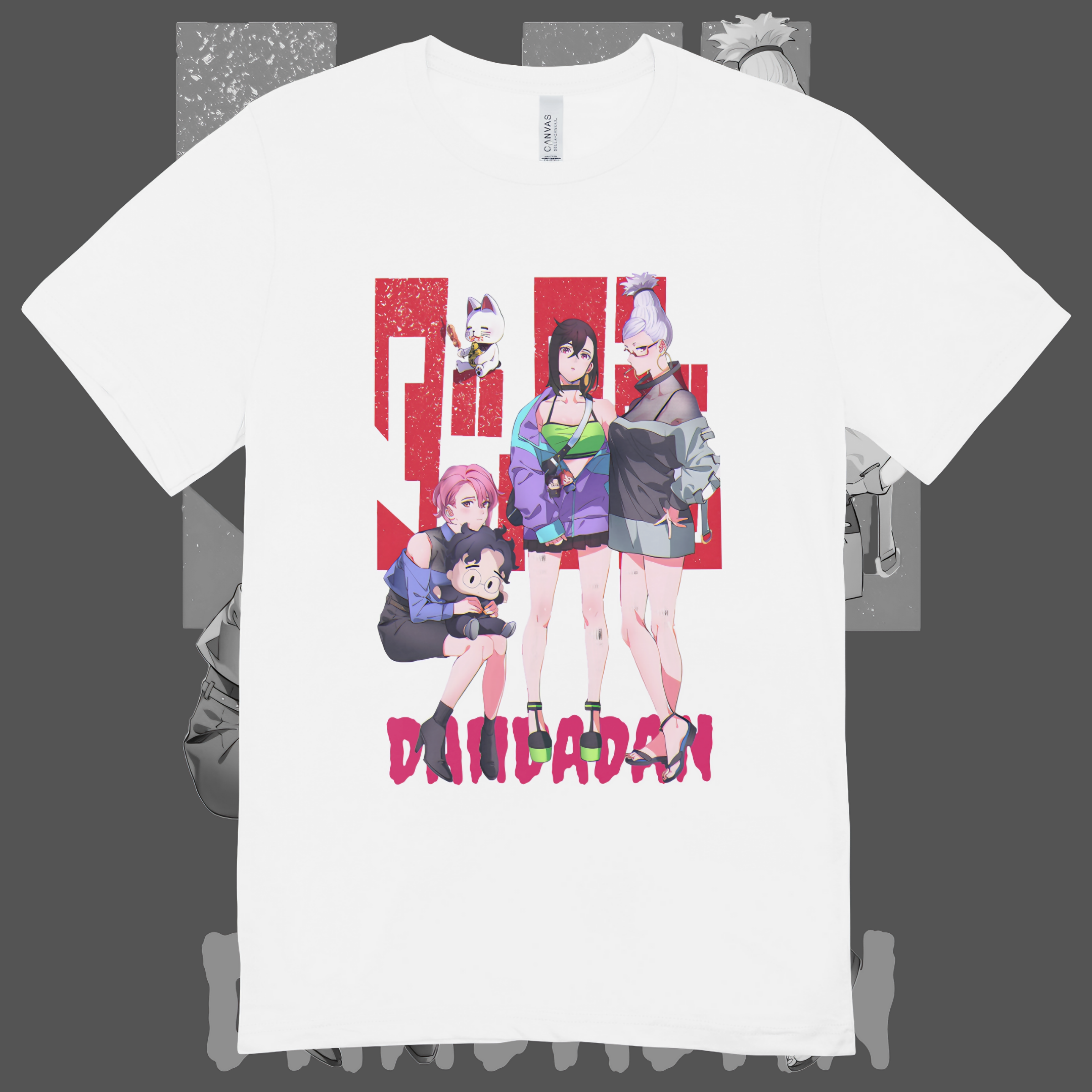 Nome do produto: T-shirt Premium Unissex Dandadan Aira-Momo-Seiko