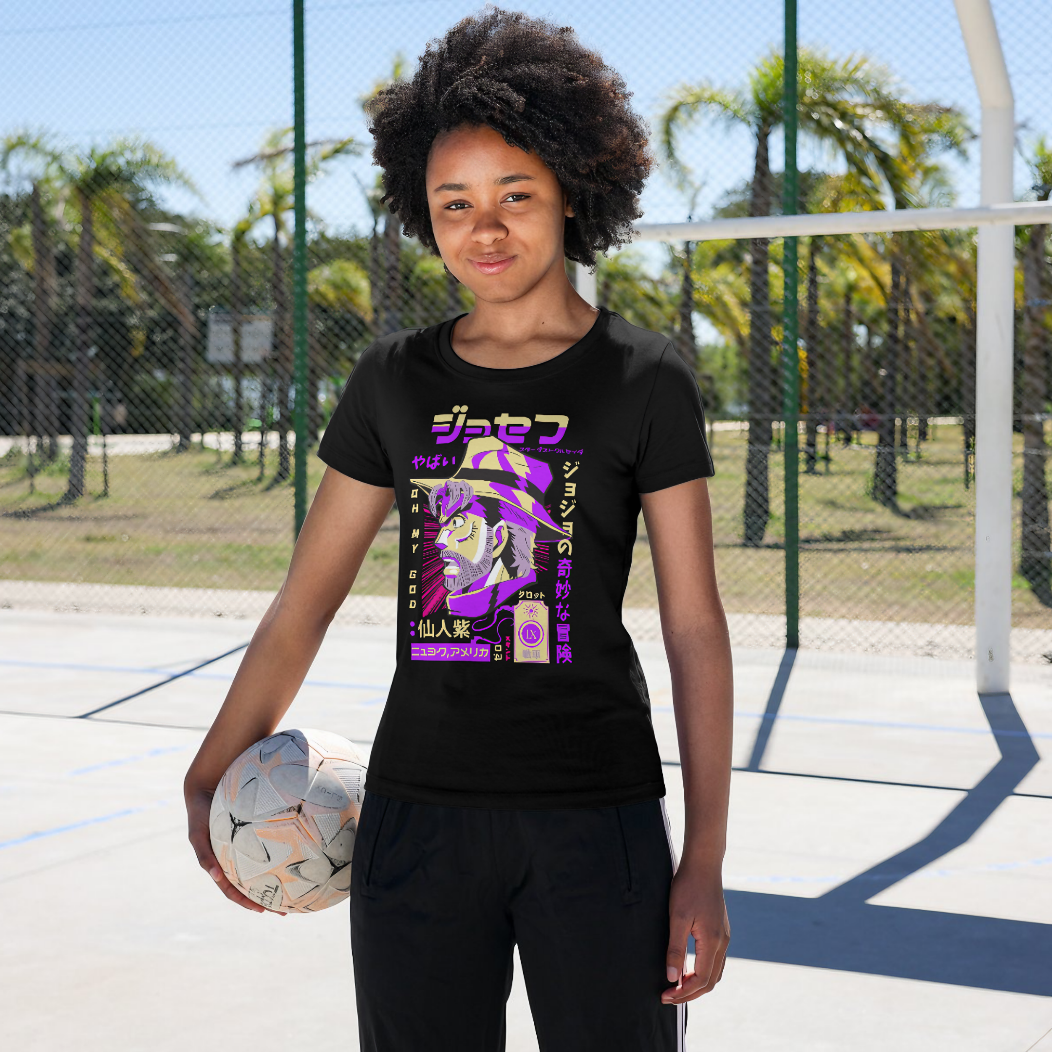 Nome do produto: T-shirt Feminino Joseph Joestar