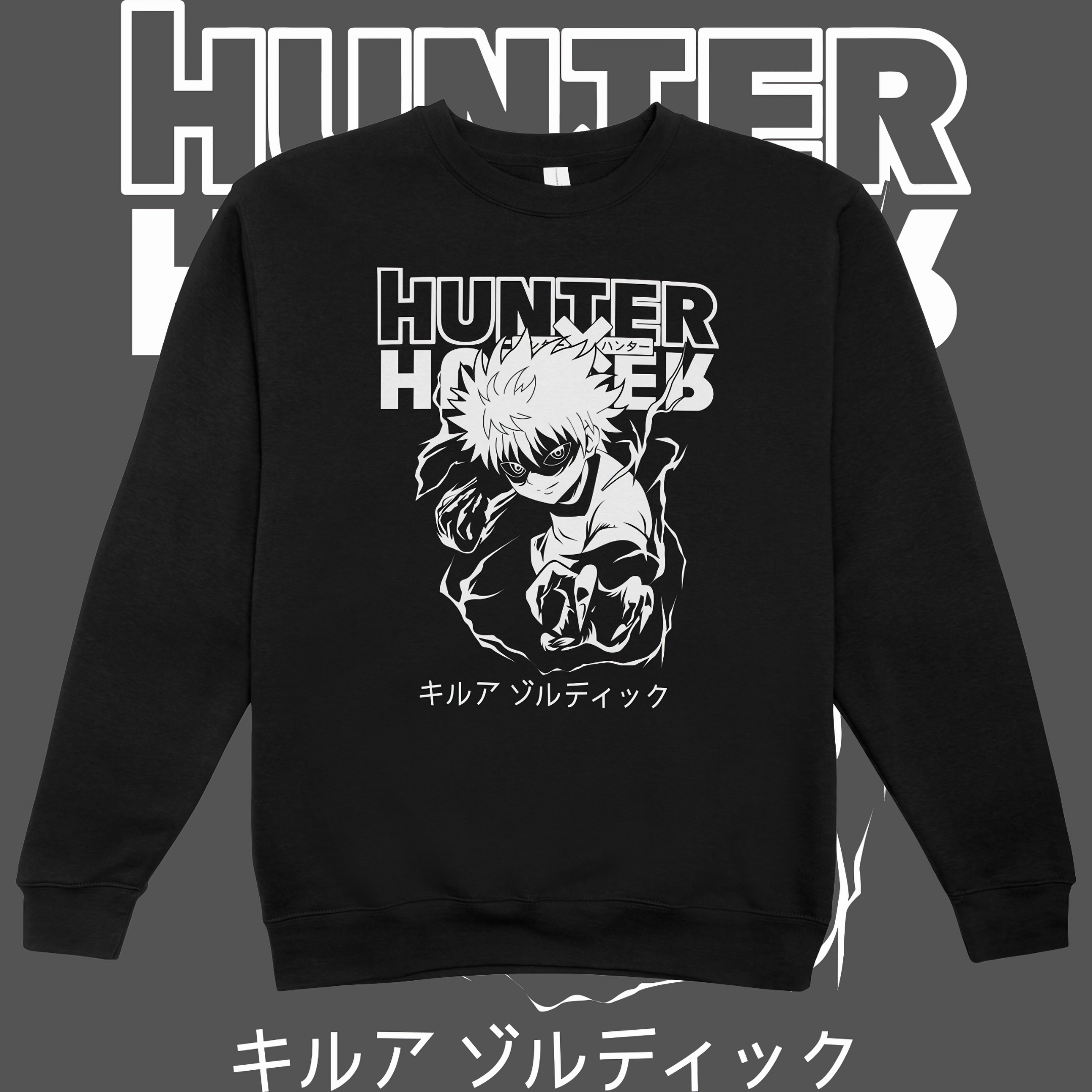 Nome do produto: Moletom Fechado HxH Killua Zoldyck