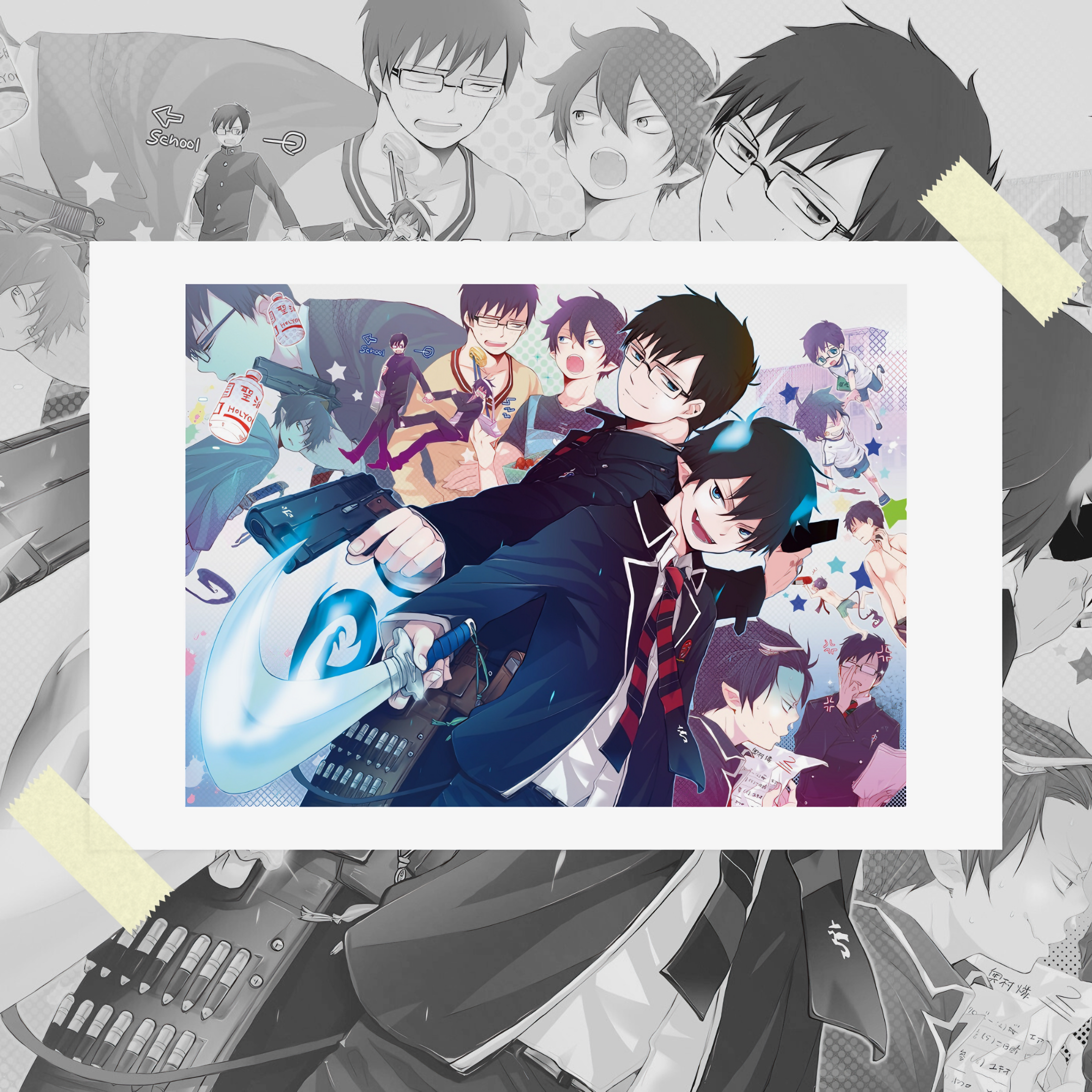 Nome do produto: Poster Blue Exorcist