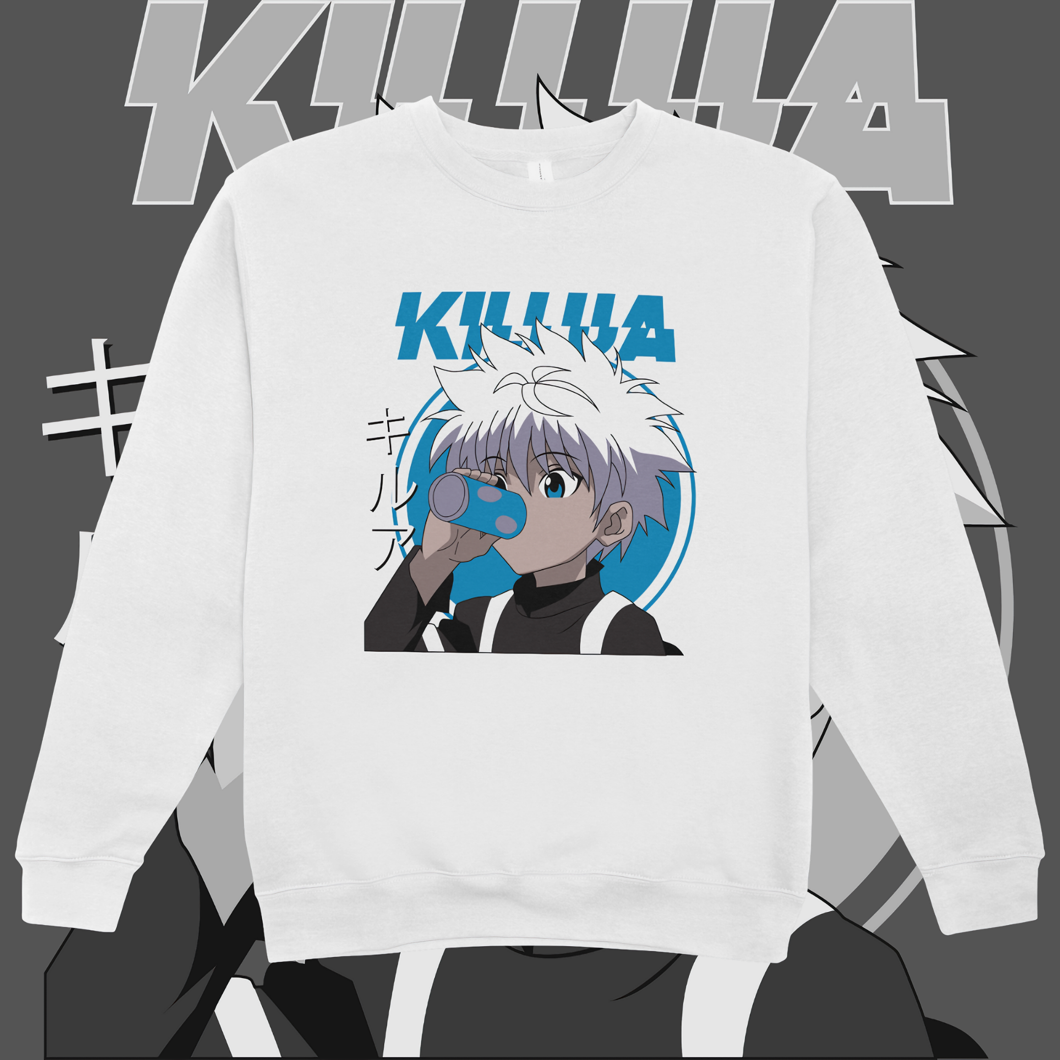 Nome do produto: Moletom Fechado HxH Killua Zoldyck