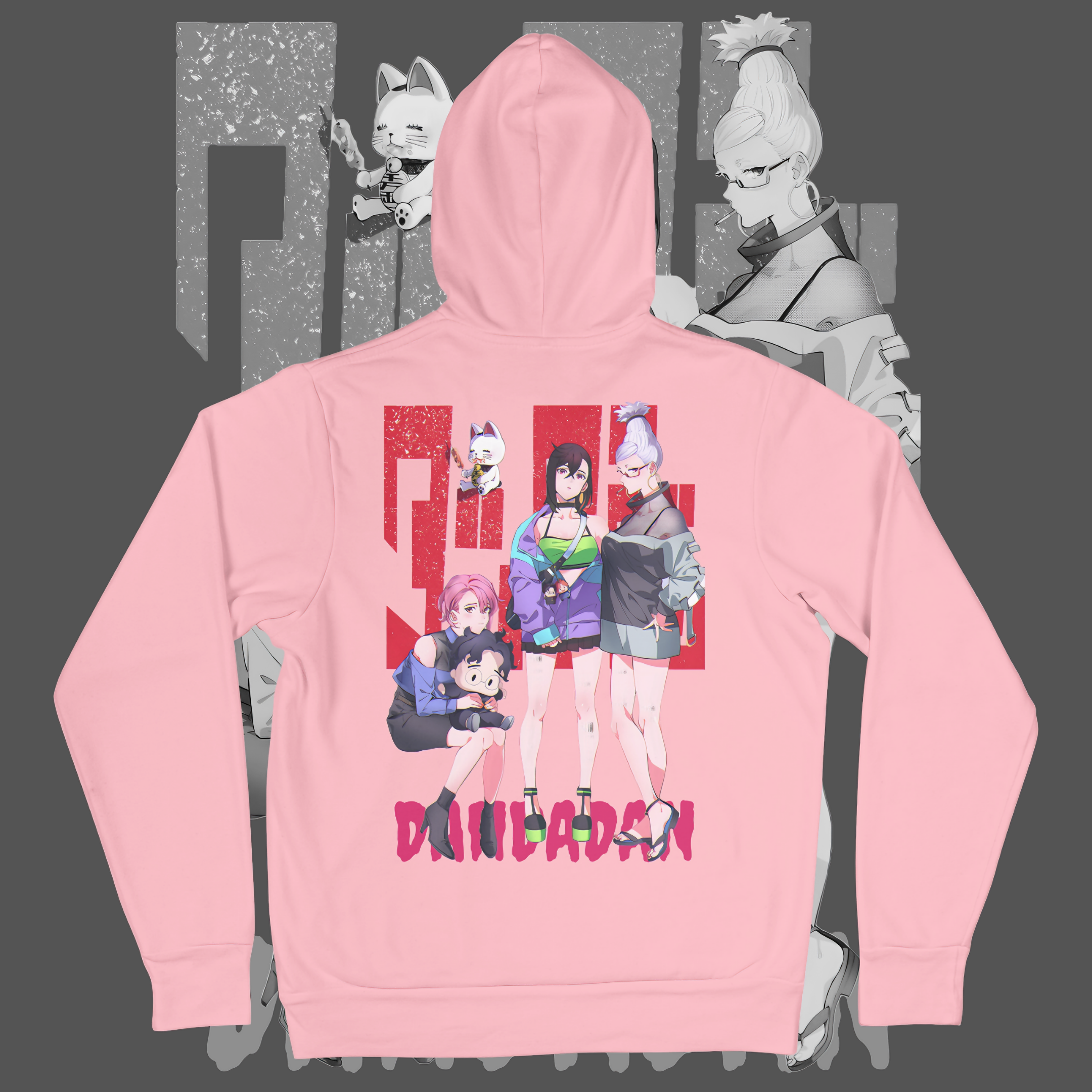 Nome do produto: Moletom Canguru Dandadan Aira-Momo-Seiko