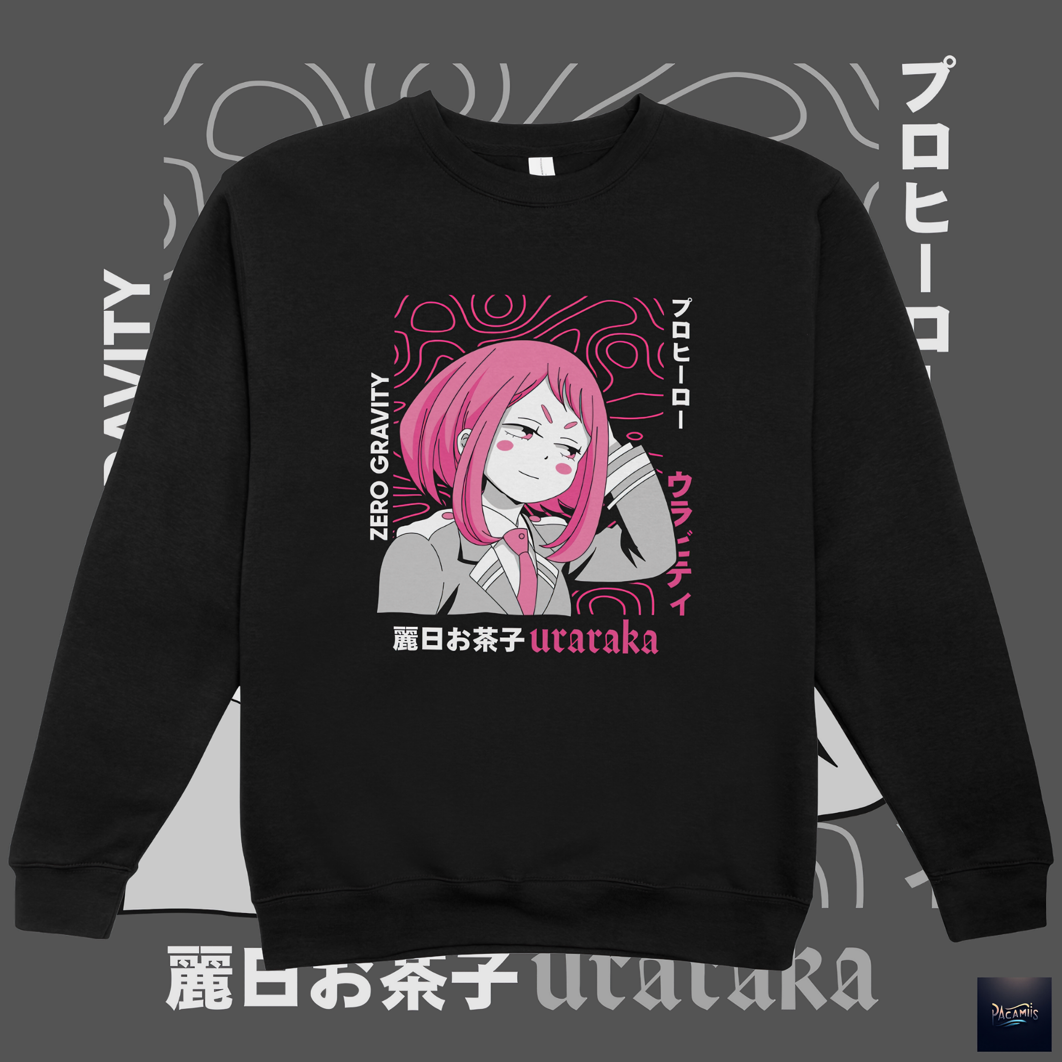 Nome do produto: Moletom Fechado My Hero Ochaco Uraraka