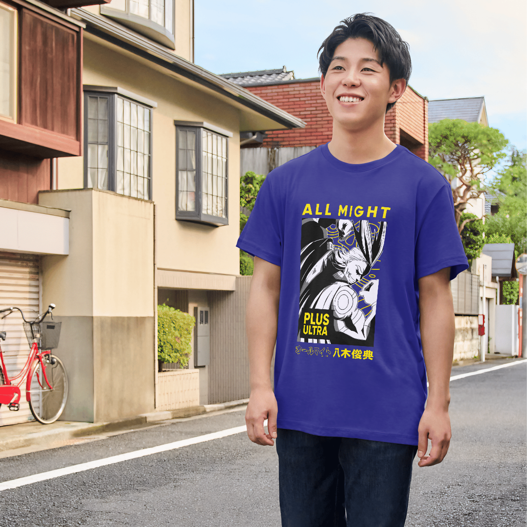 Nome do produto: T-shirt Premium My Hero All Might