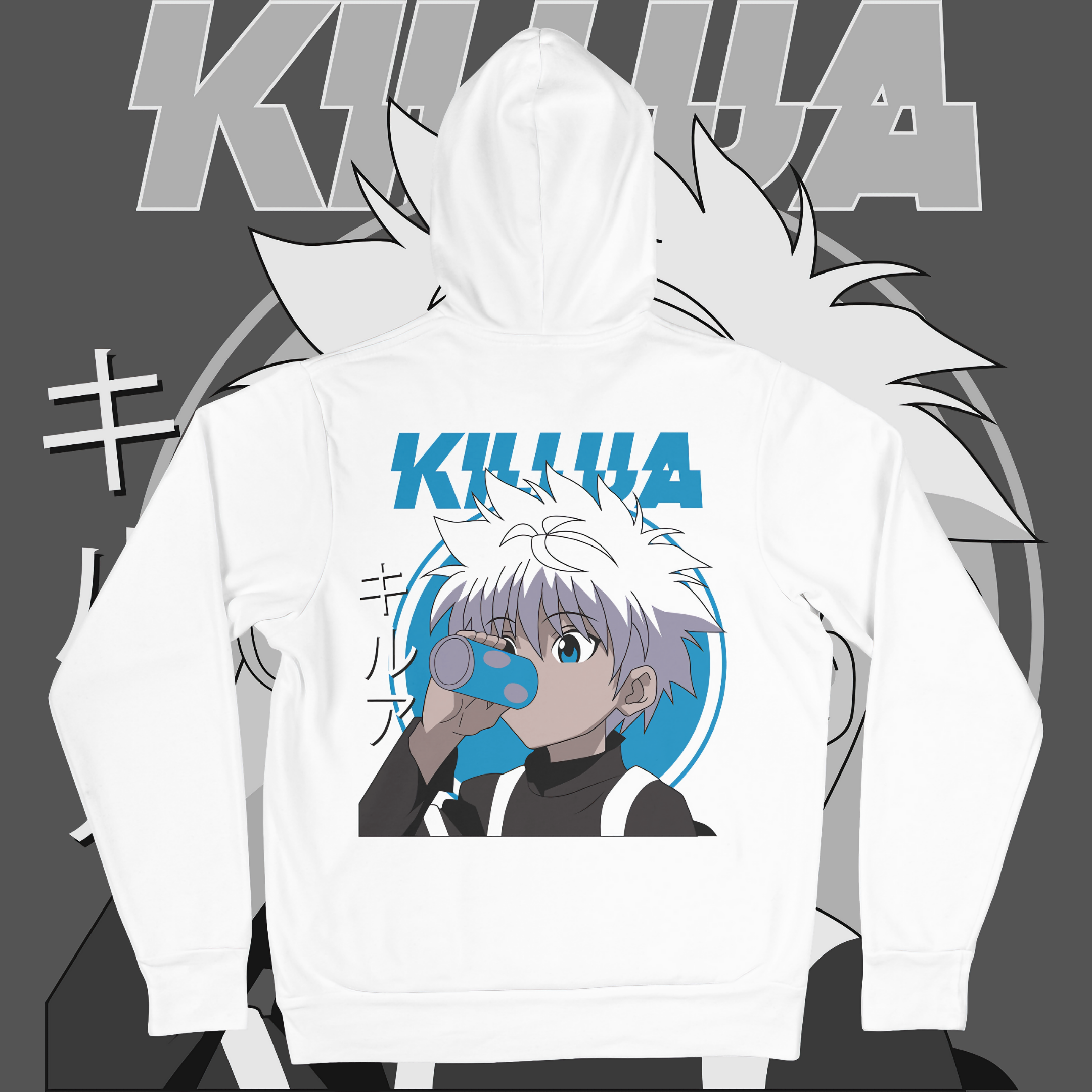 Nome do produto: Moletom Zíper HXH Killua Zoldyck