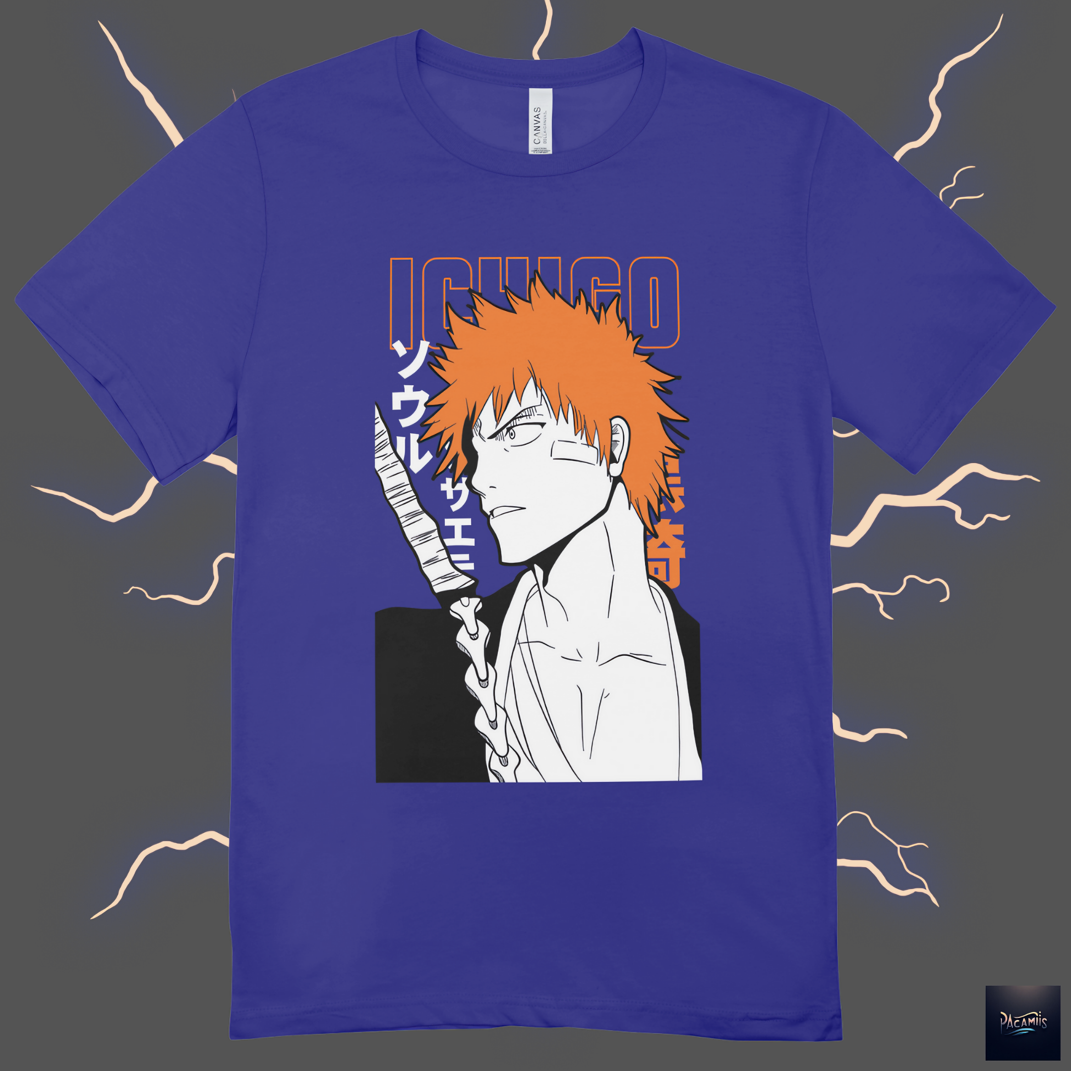Nome do produto: T-shirt Premium Bleach Ichigo
