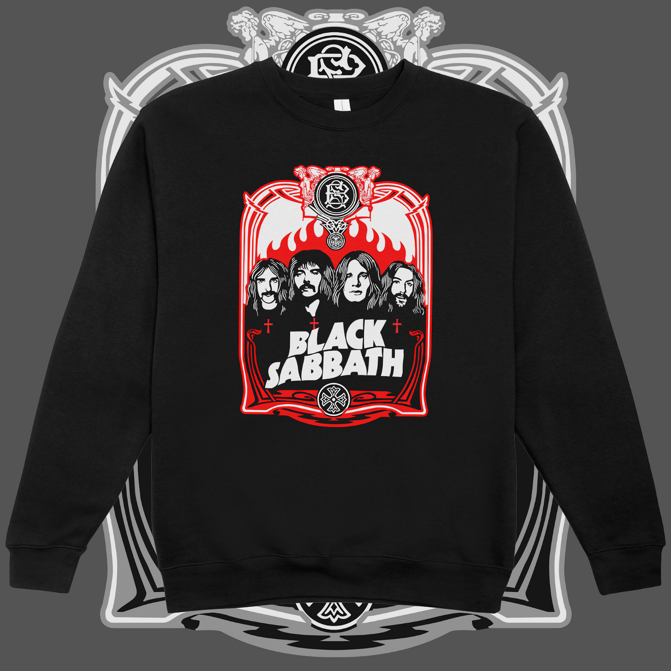 Nome do produto: Moletom Fechado Black Sabbath