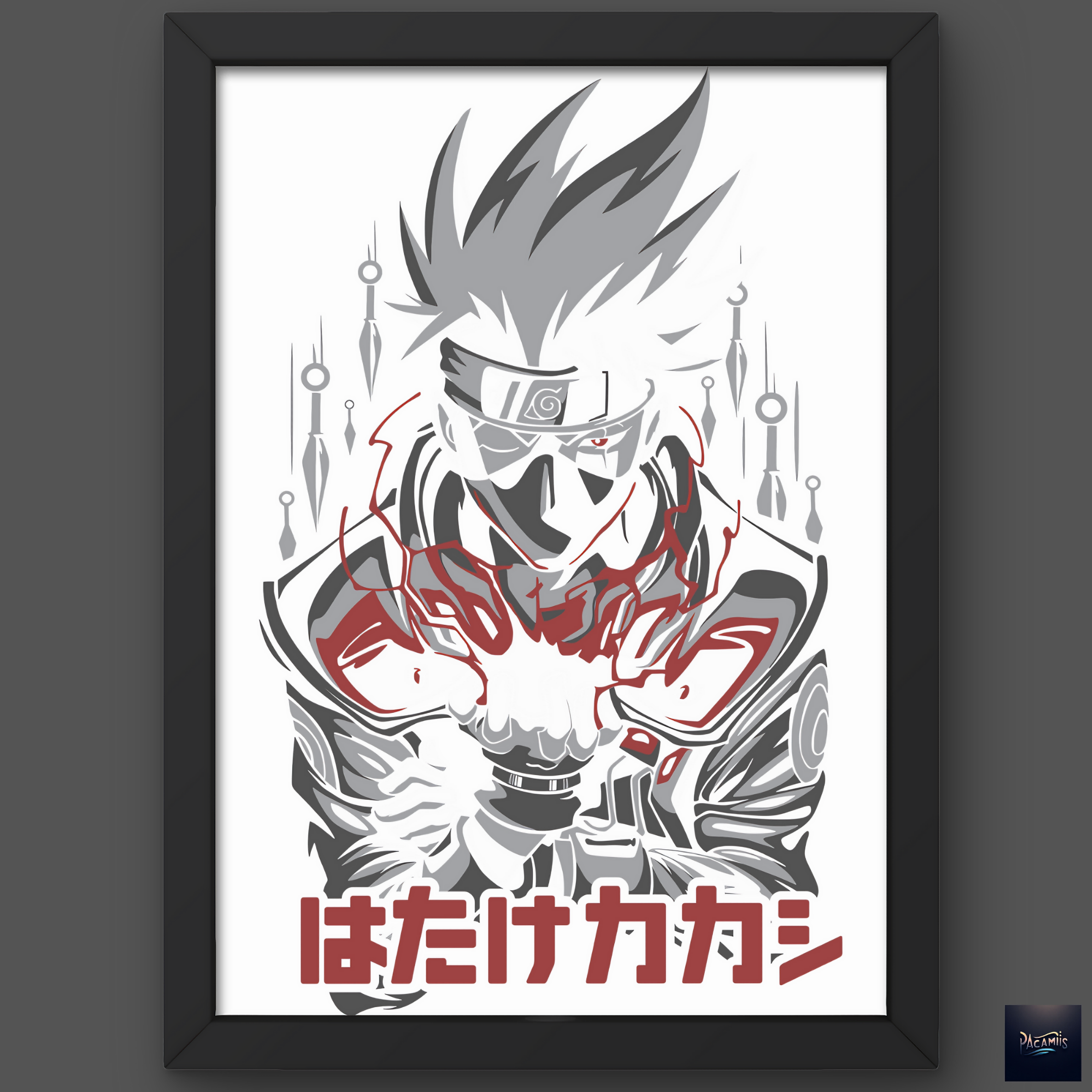 Nome do produto: Pôster Premium Hatake Kakashi