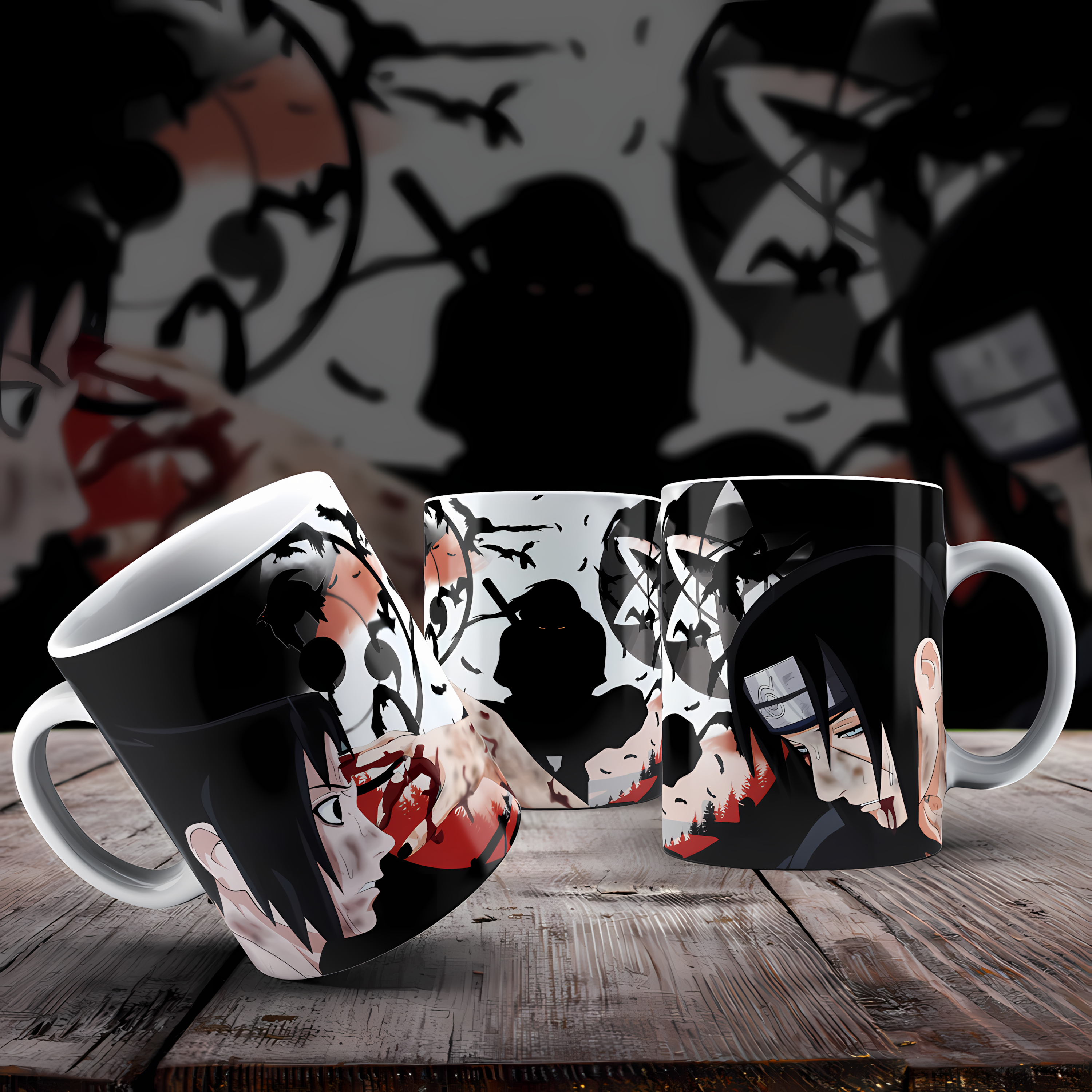 Nome do produto: Caneca Uchiha Itachi Naruto Shippuden