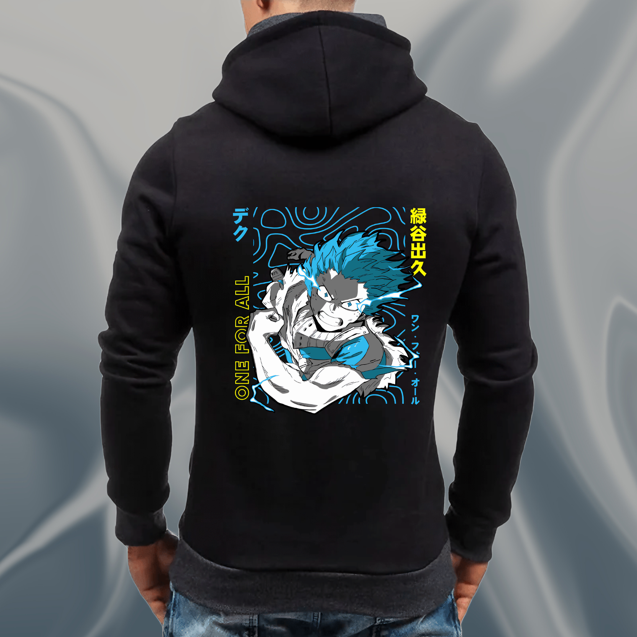 Nome do produto: Moletom Premium Fechado My hero One For All