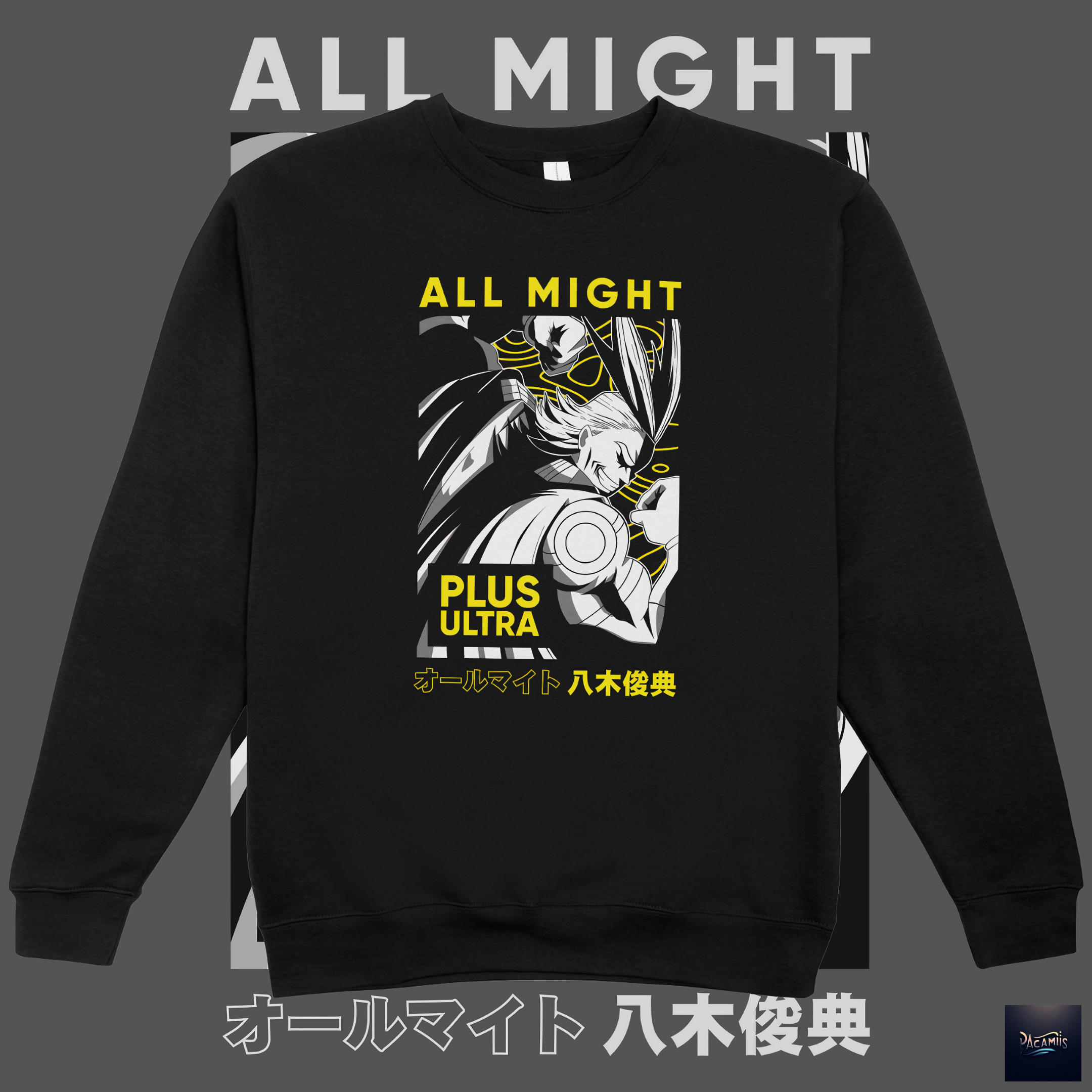 Nome do produto: Moletom Fechado My Hero All Might