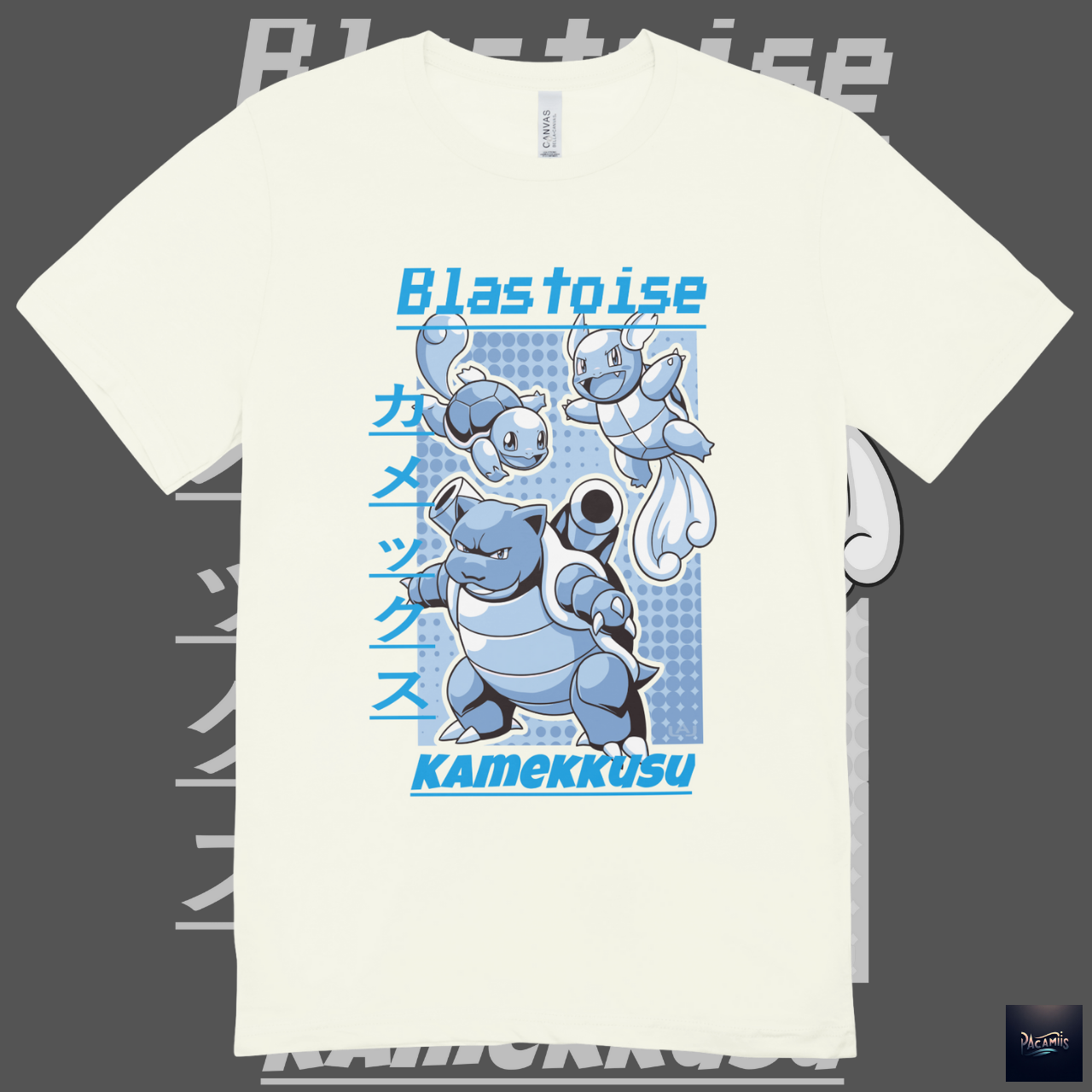 Nome do produto: T-shirt Premium Unissex Pokémon Blastoise