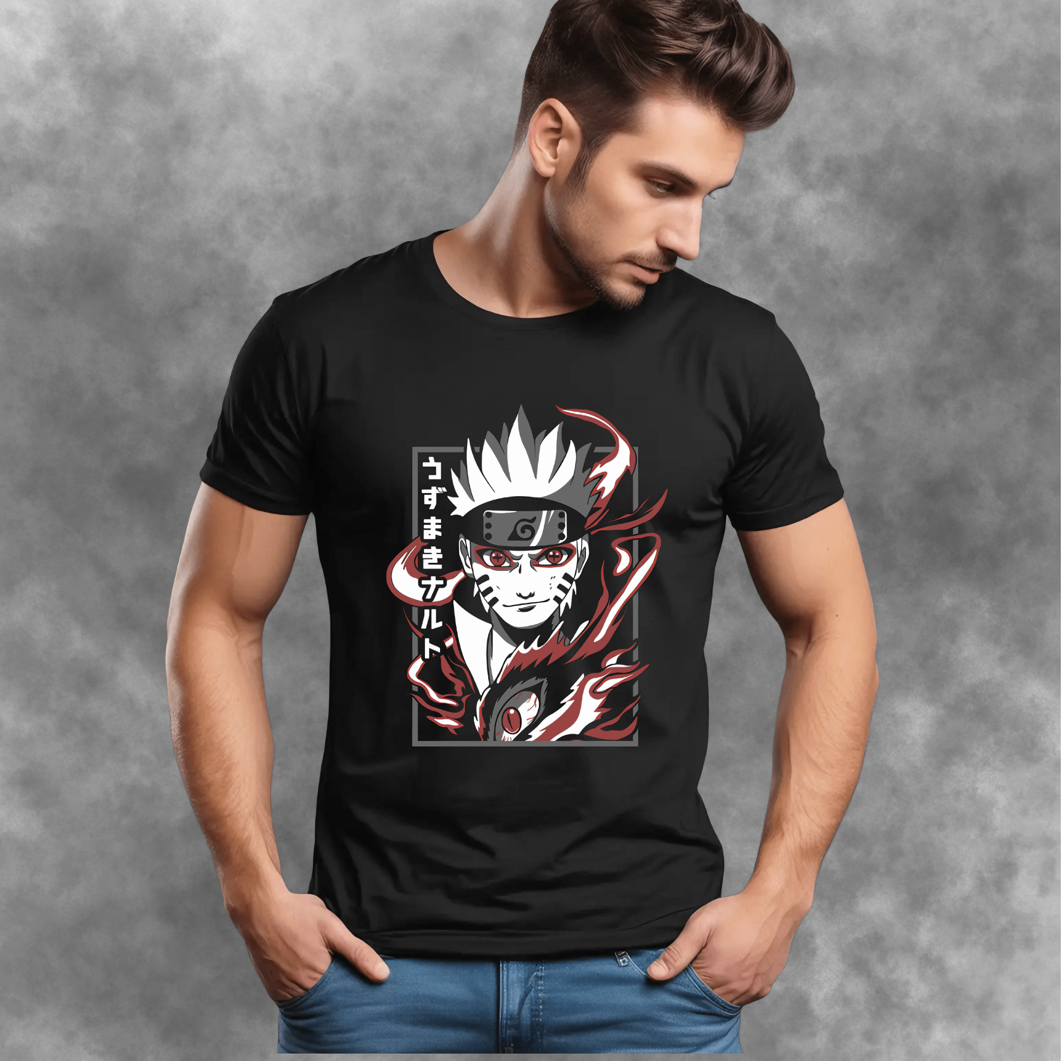 Nome do produto: T-shirt Premium Unissex Naruto Uzumaki