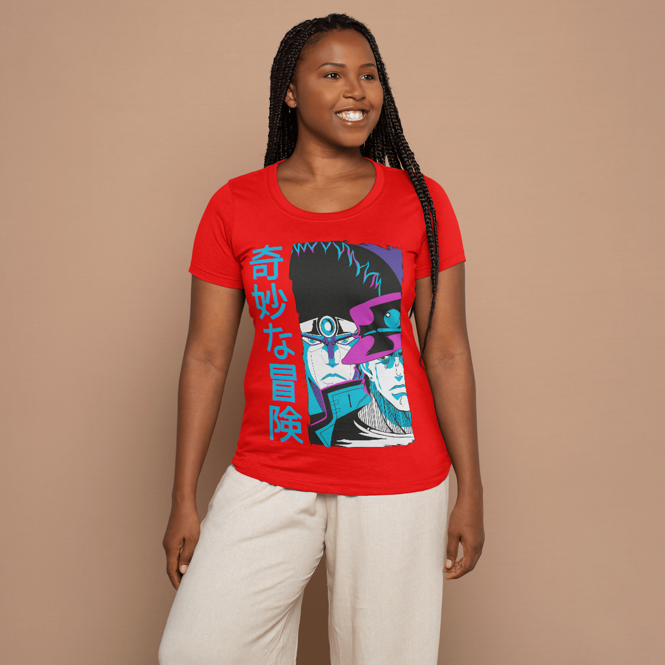 Nome do produto: T-shirt Feminino JoJo\'s Bizarre Adventure