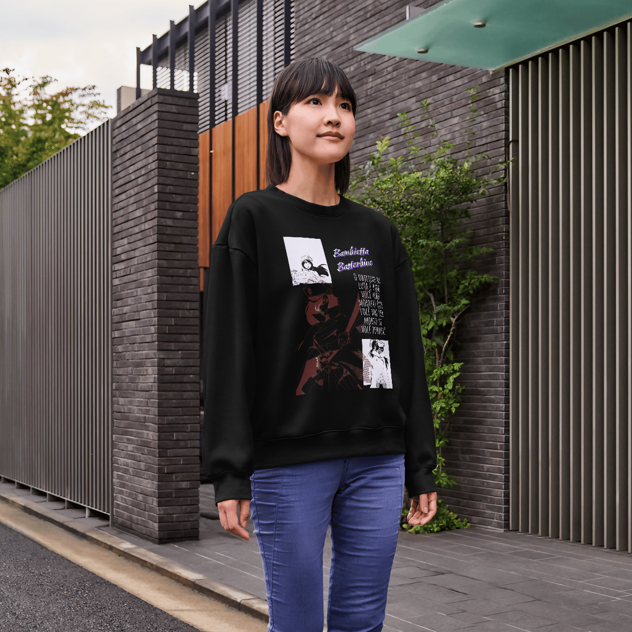 Nome do produto: Moletom Fechado Bleach Bambietta Basterbine