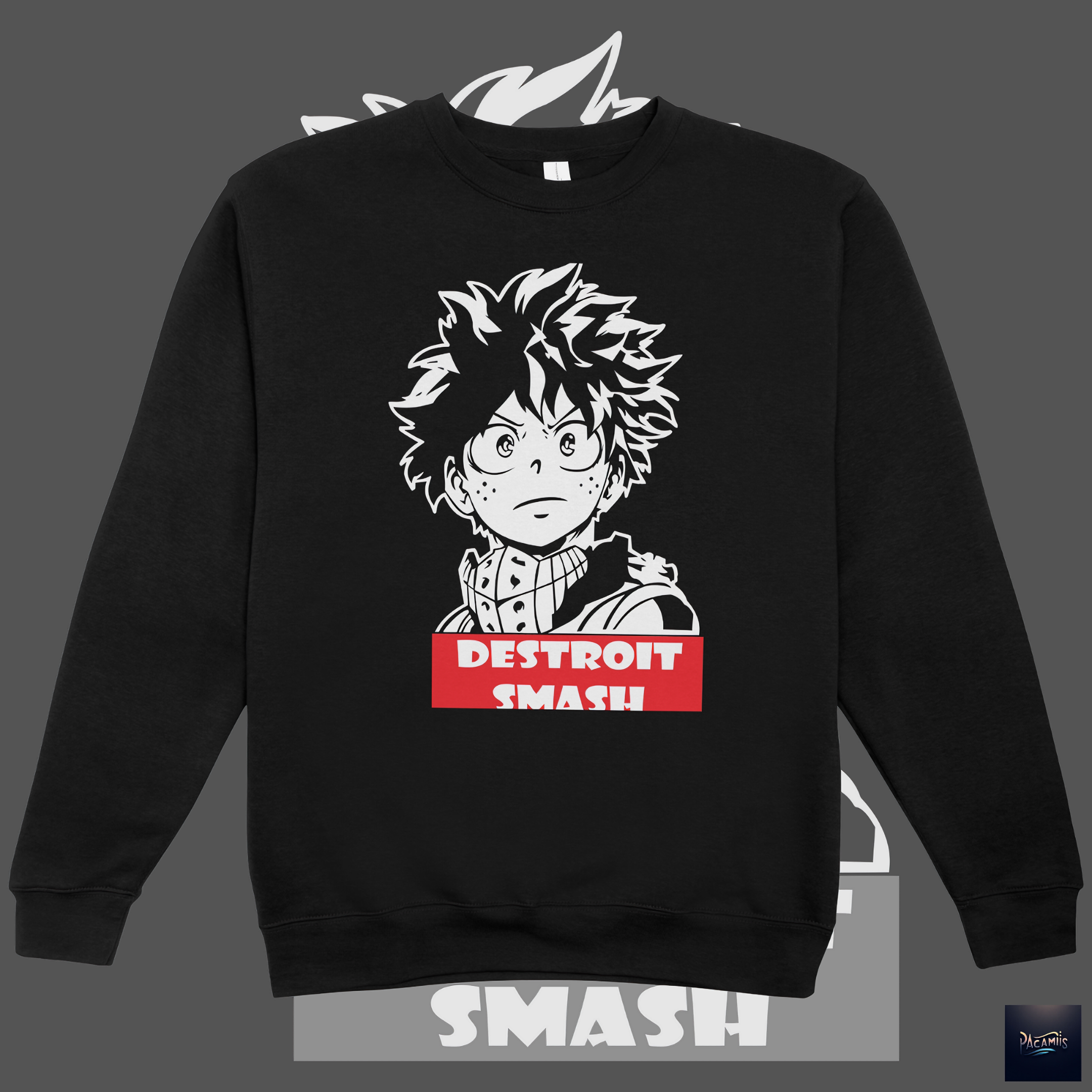 Nome do produto: Moletom Fechado My Hero Destroit Smash