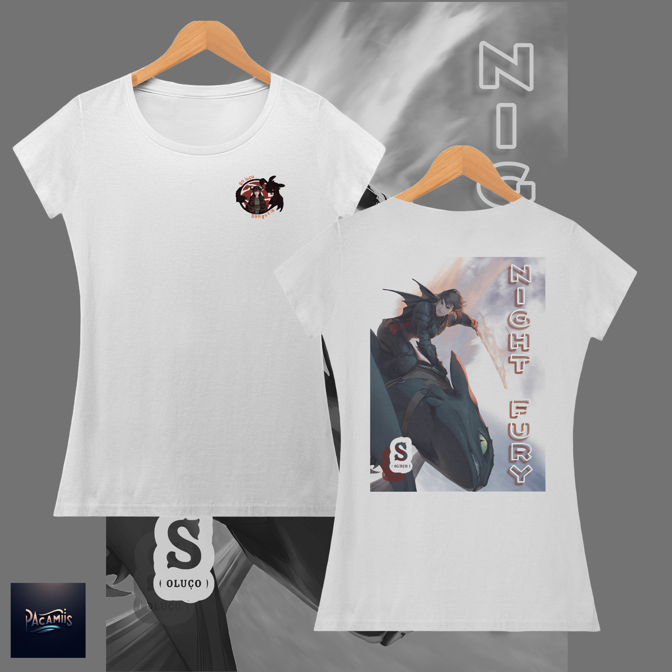 Nome do produto: T-shirt Feminino Banguela & Soluço