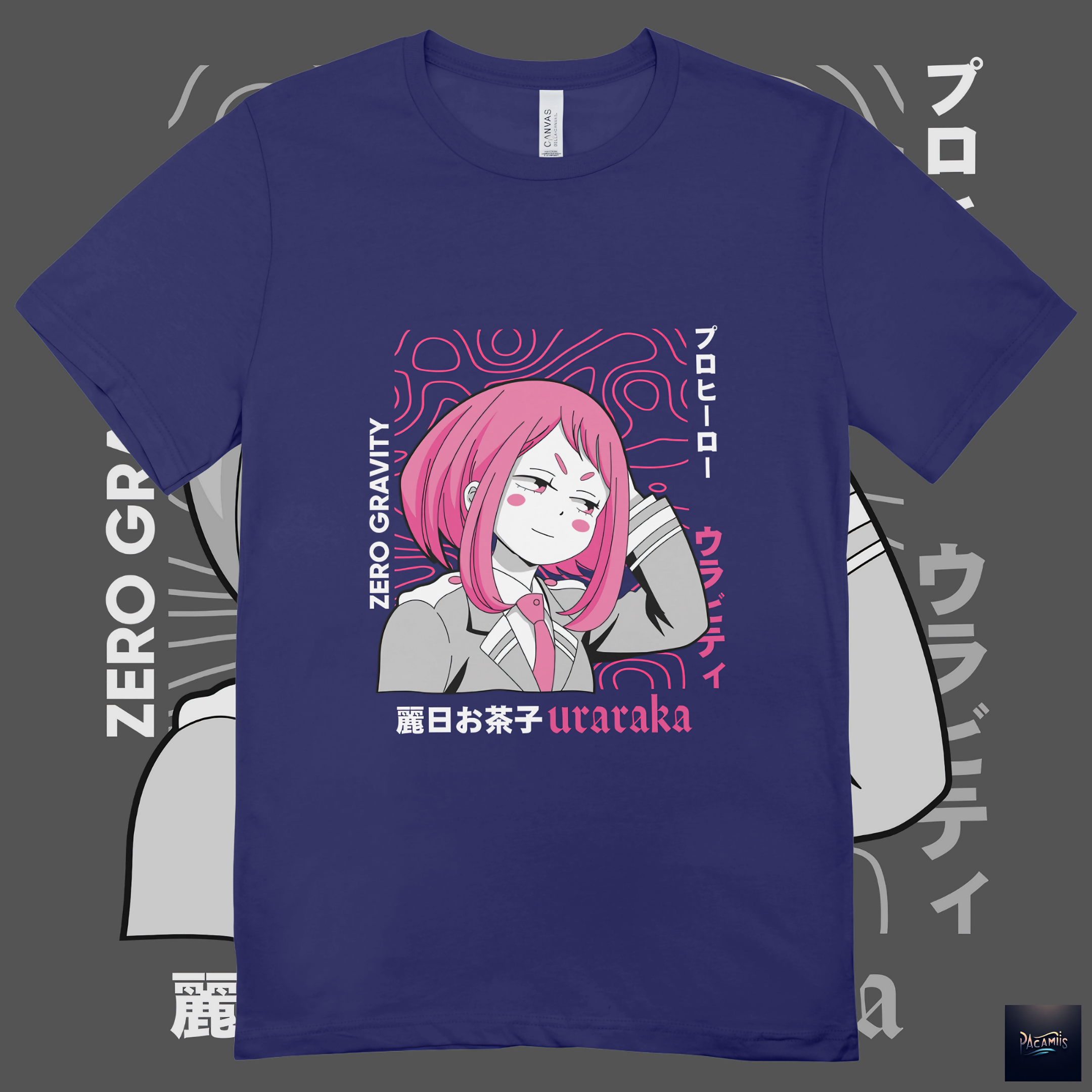Nome do produto: T-shirt Premium My Hero Ochaco Uraraka